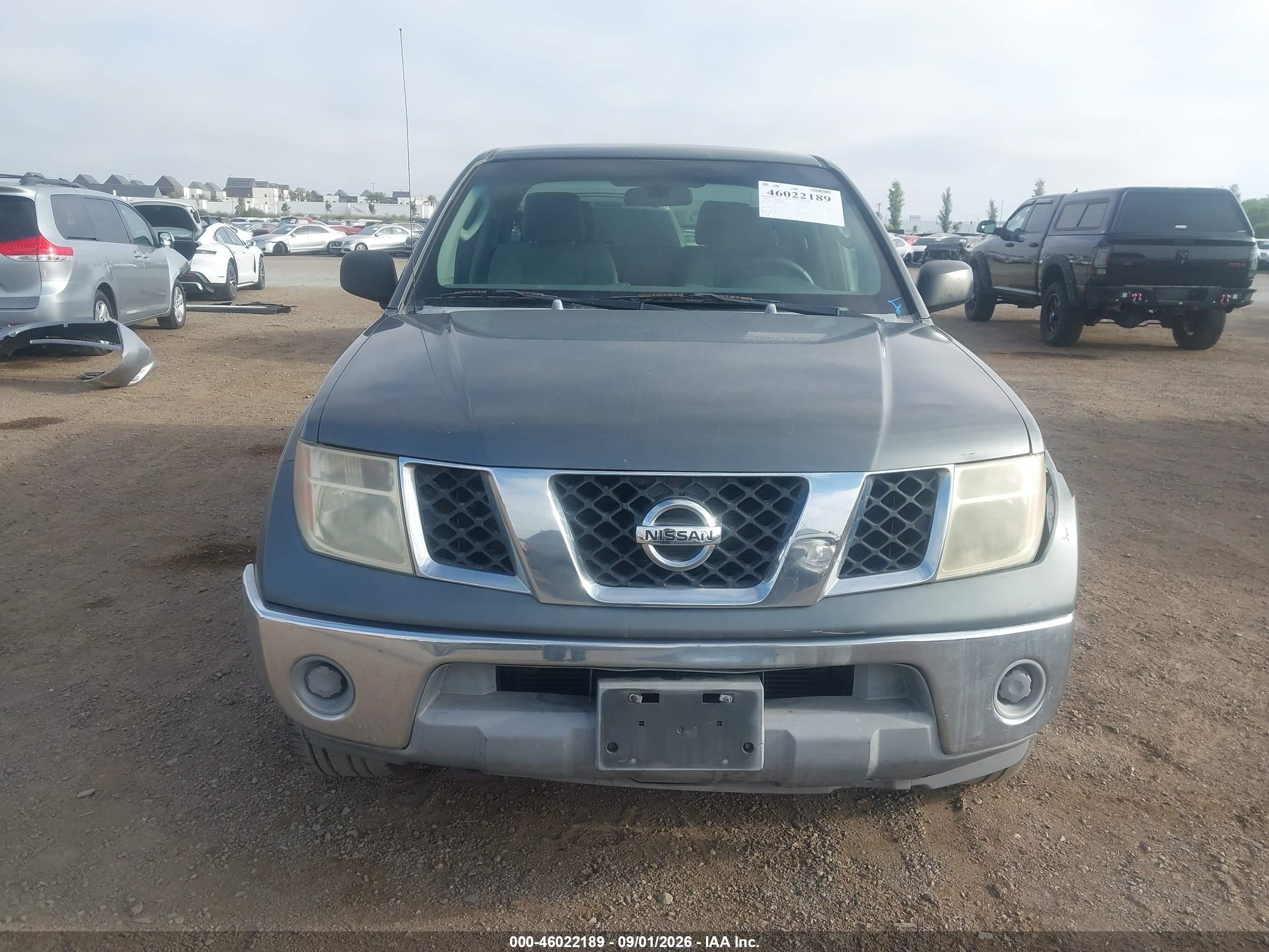 2006 Nissan Frontier Se Gray vin: 1N6AD07U36C456855