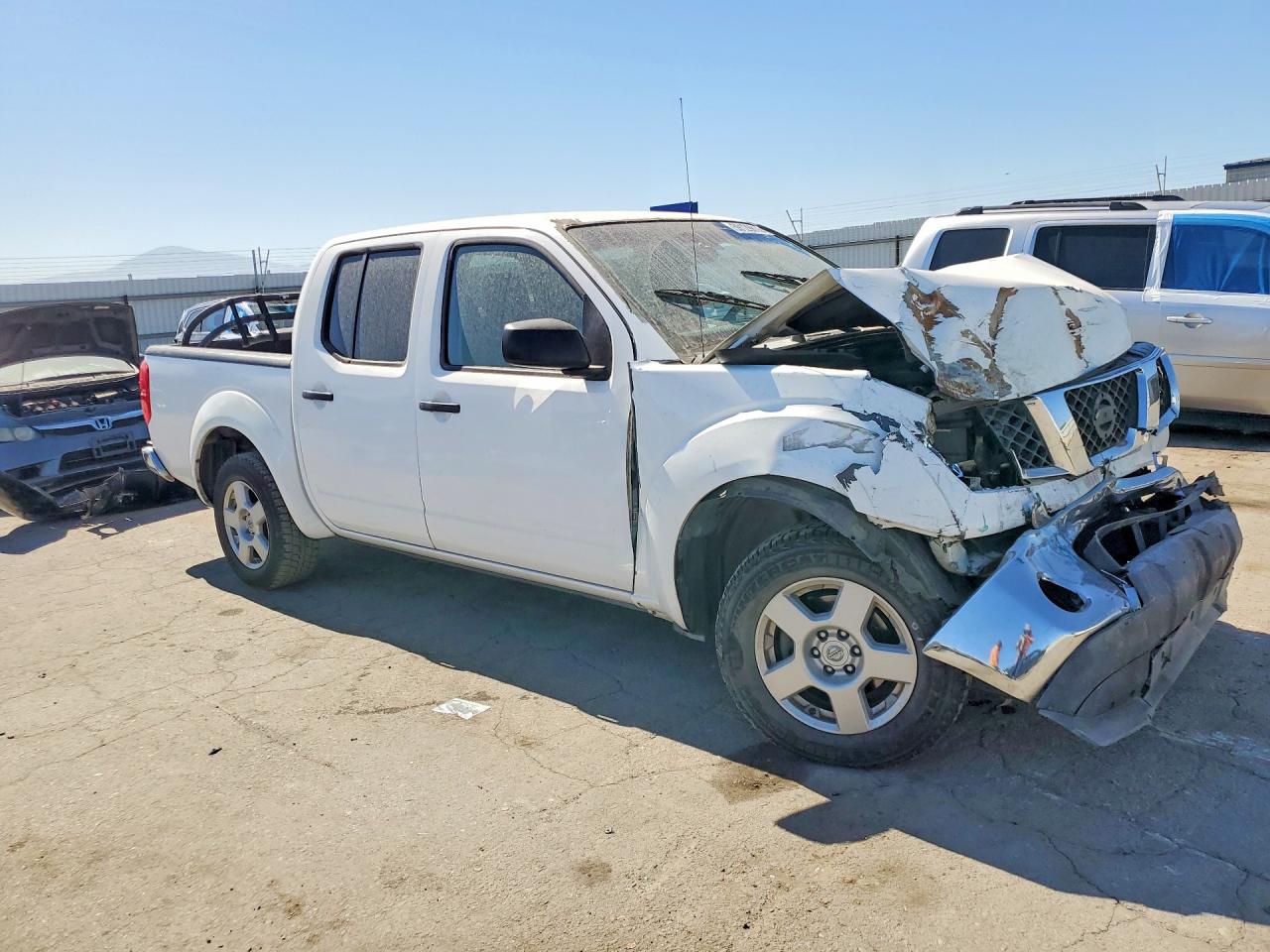 2006 Nissan Frontier Se White vin: 1N6AD07U36C463806