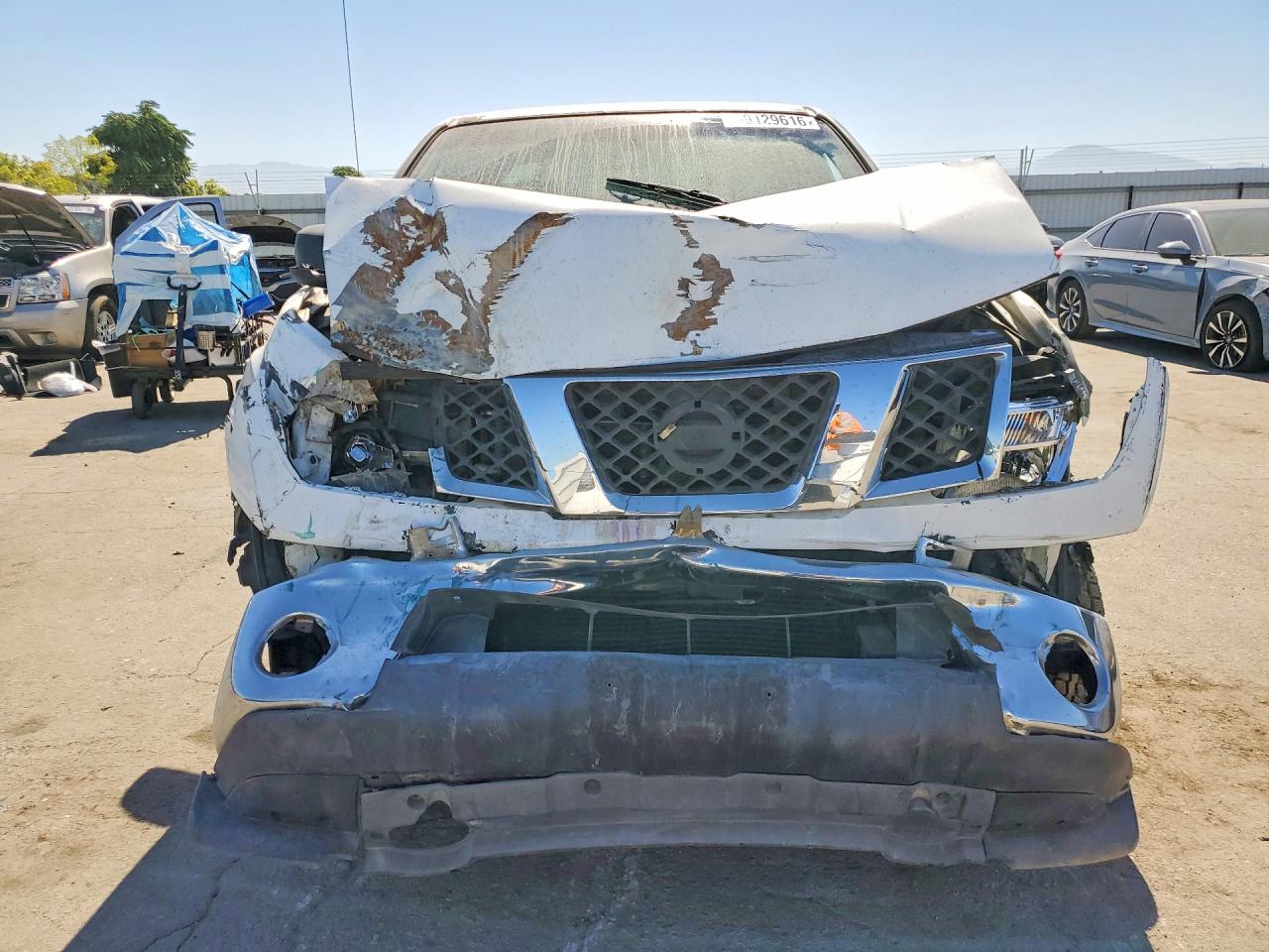 2006 Nissan Frontier Se White vin: 1N6AD07U36C463806