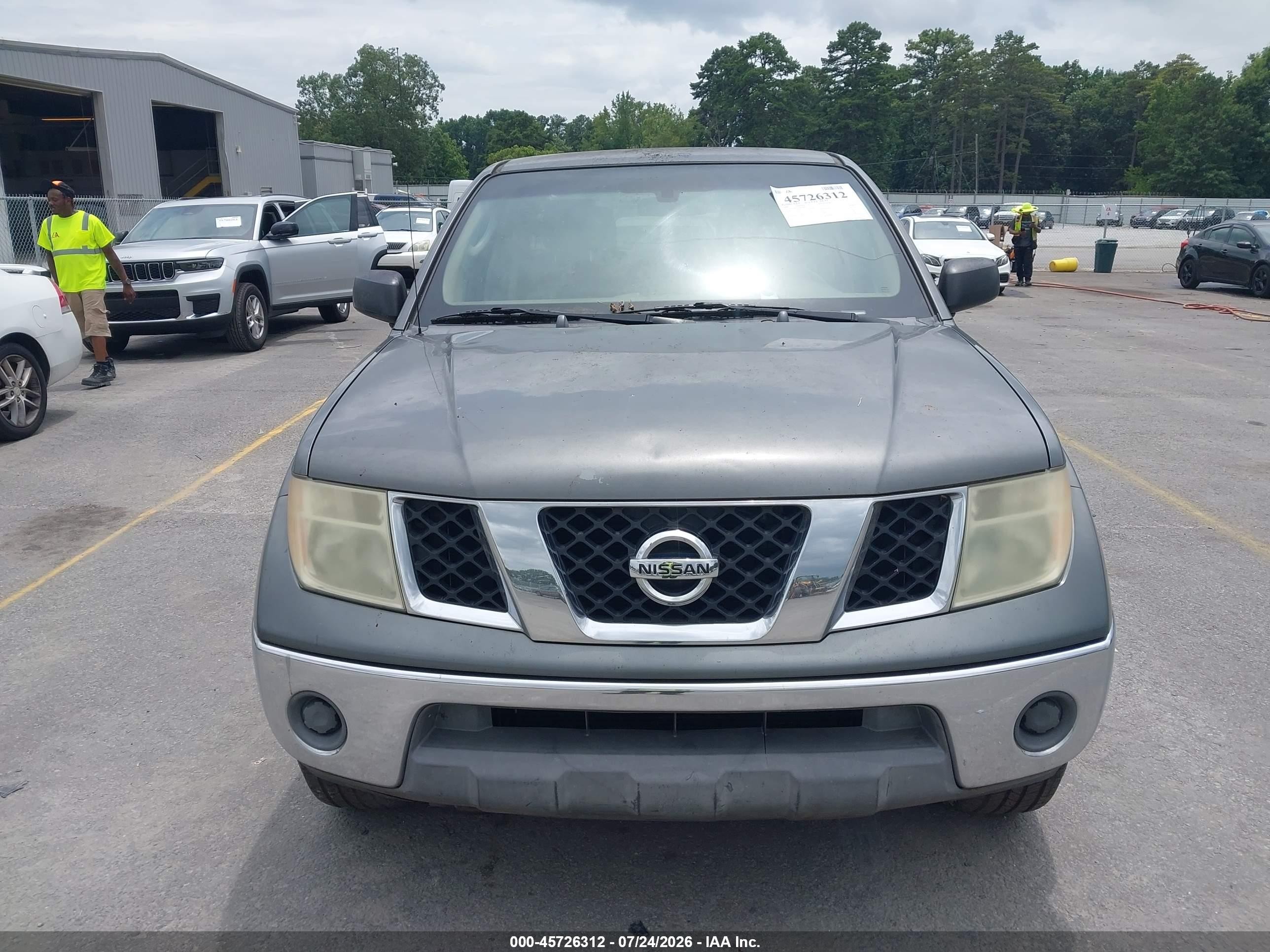 2006 Nissan Frontier Se Gray vin: 1N6AD07U36C468925
