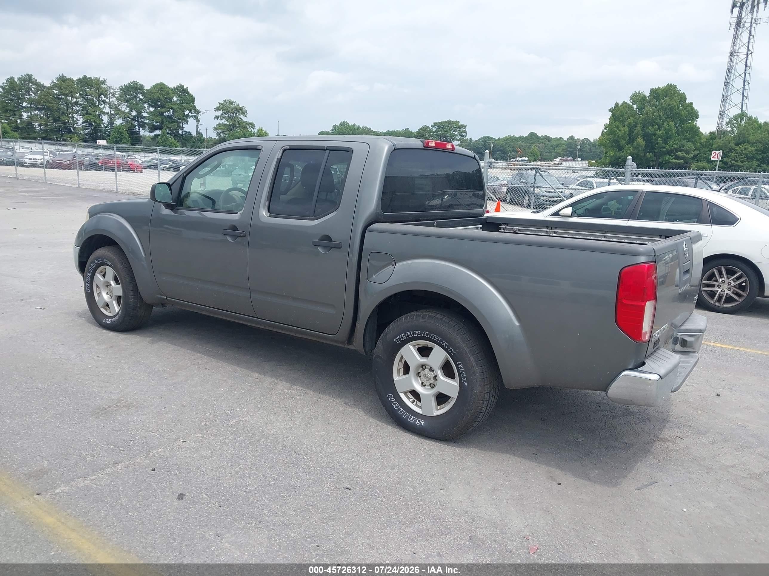 2006 Nissan Frontier Se Gray vin: 1N6AD07U36C468925