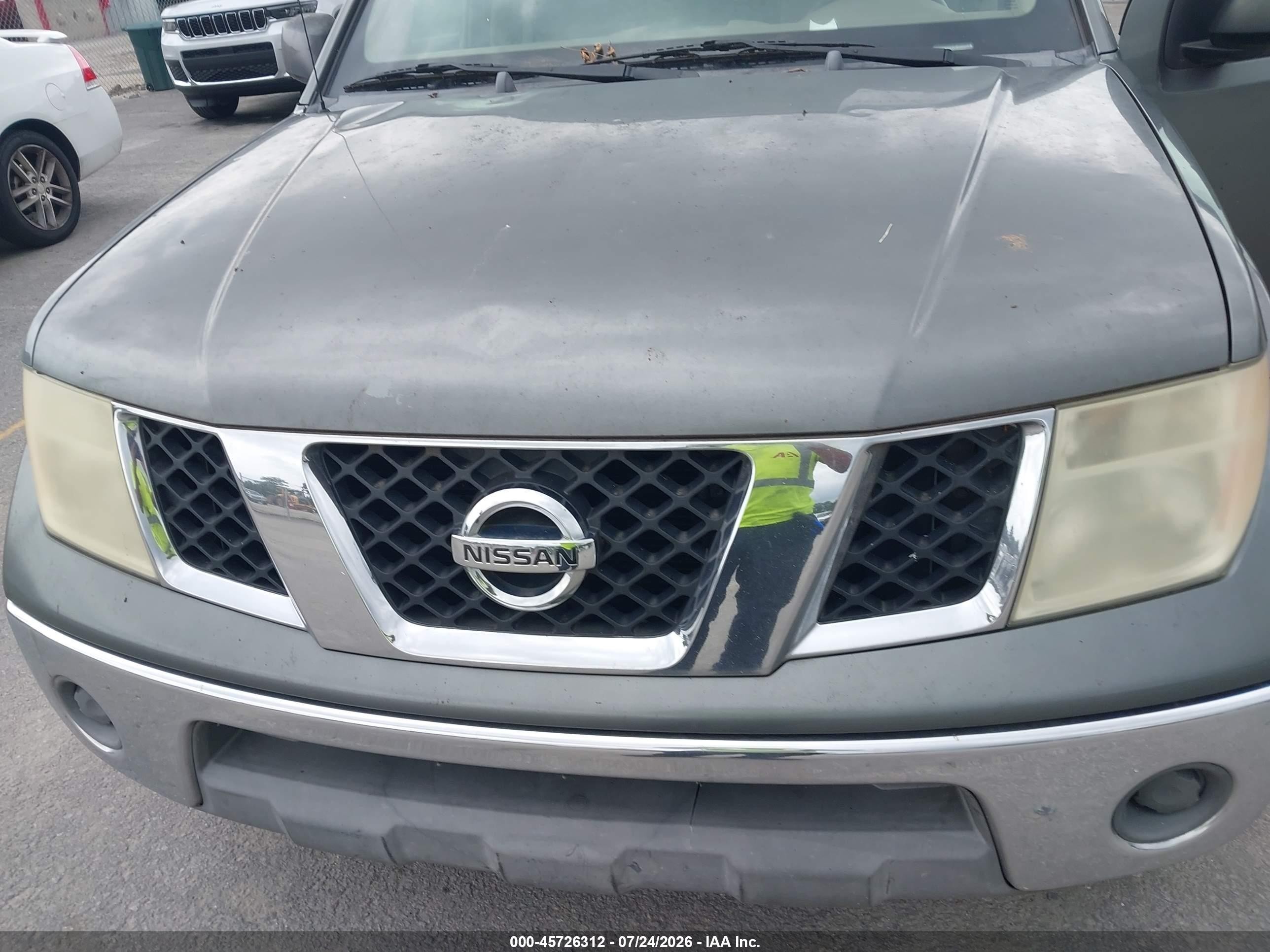 2006 Nissan Frontier Se Gray vin: 1N6AD07U36C468925
