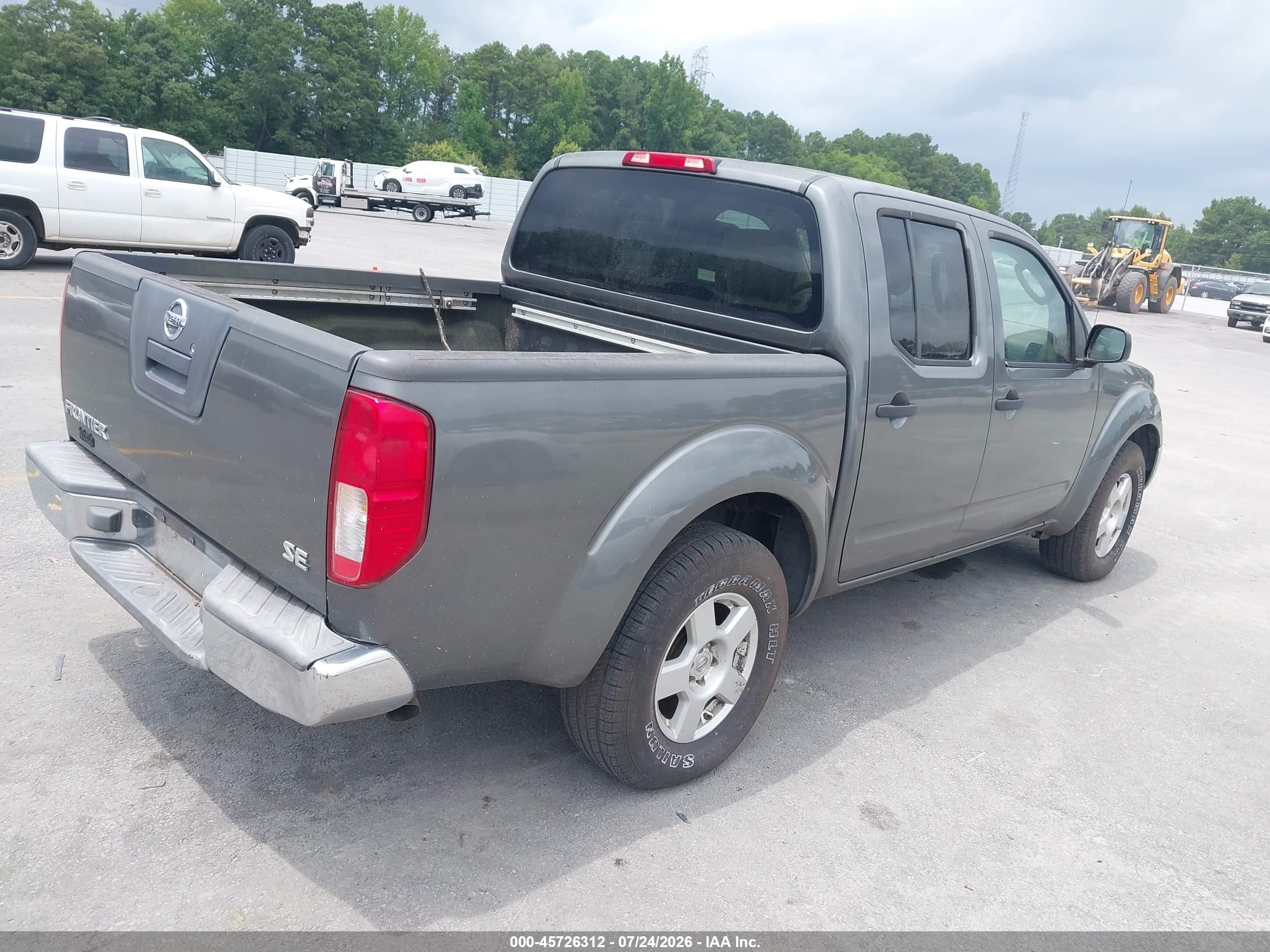 2006 Nissan Frontier Se Gray vin: 1N6AD07U36C468925