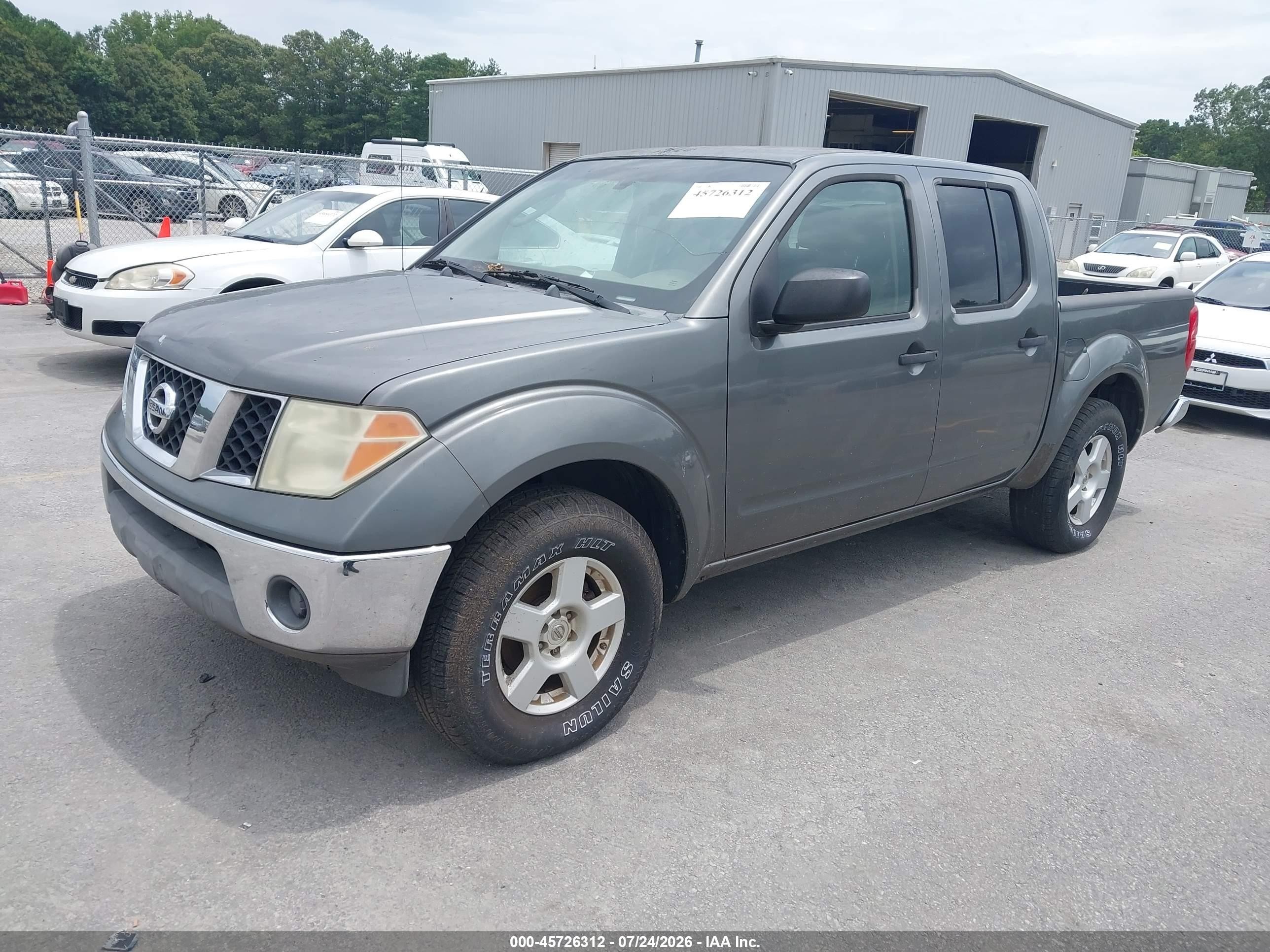 2006 Nissan Frontier Se Gray vin: 1N6AD07U36C468925