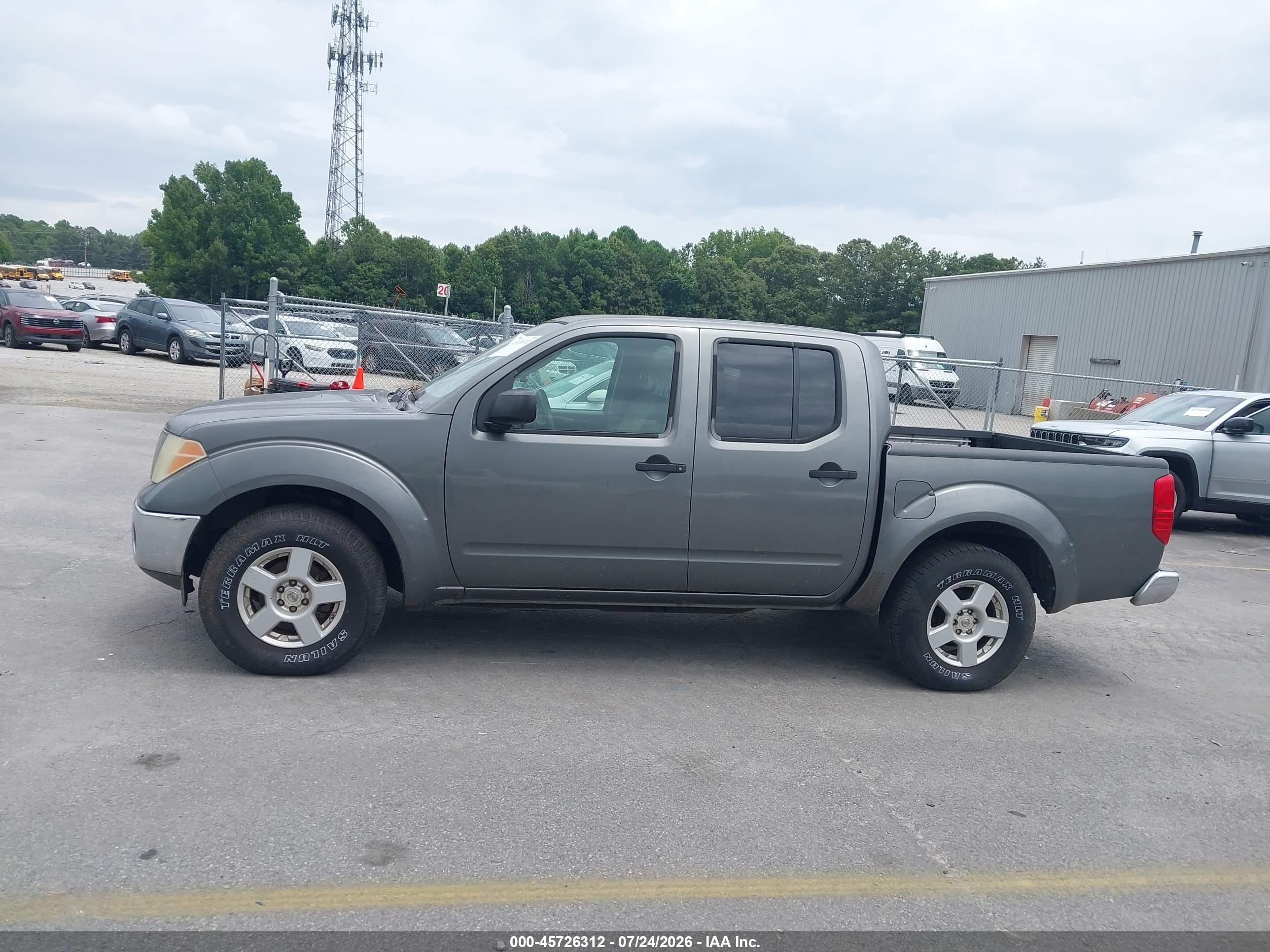 2006 Nissan Frontier Se Gray vin: 1N6AD07U36C468925