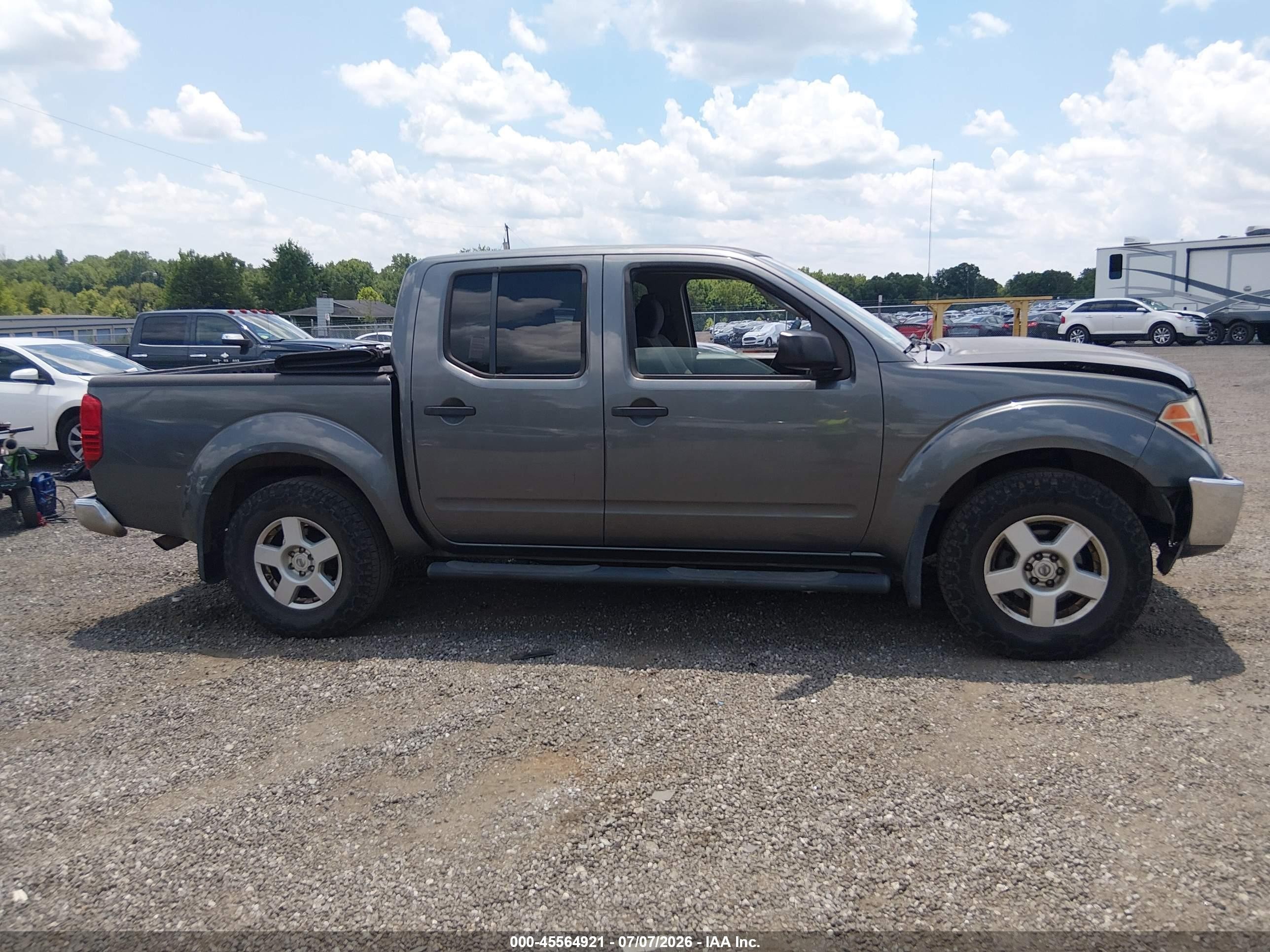 2007 Nissan Frontier Se Gray vin: 1N6AD07U37C440477