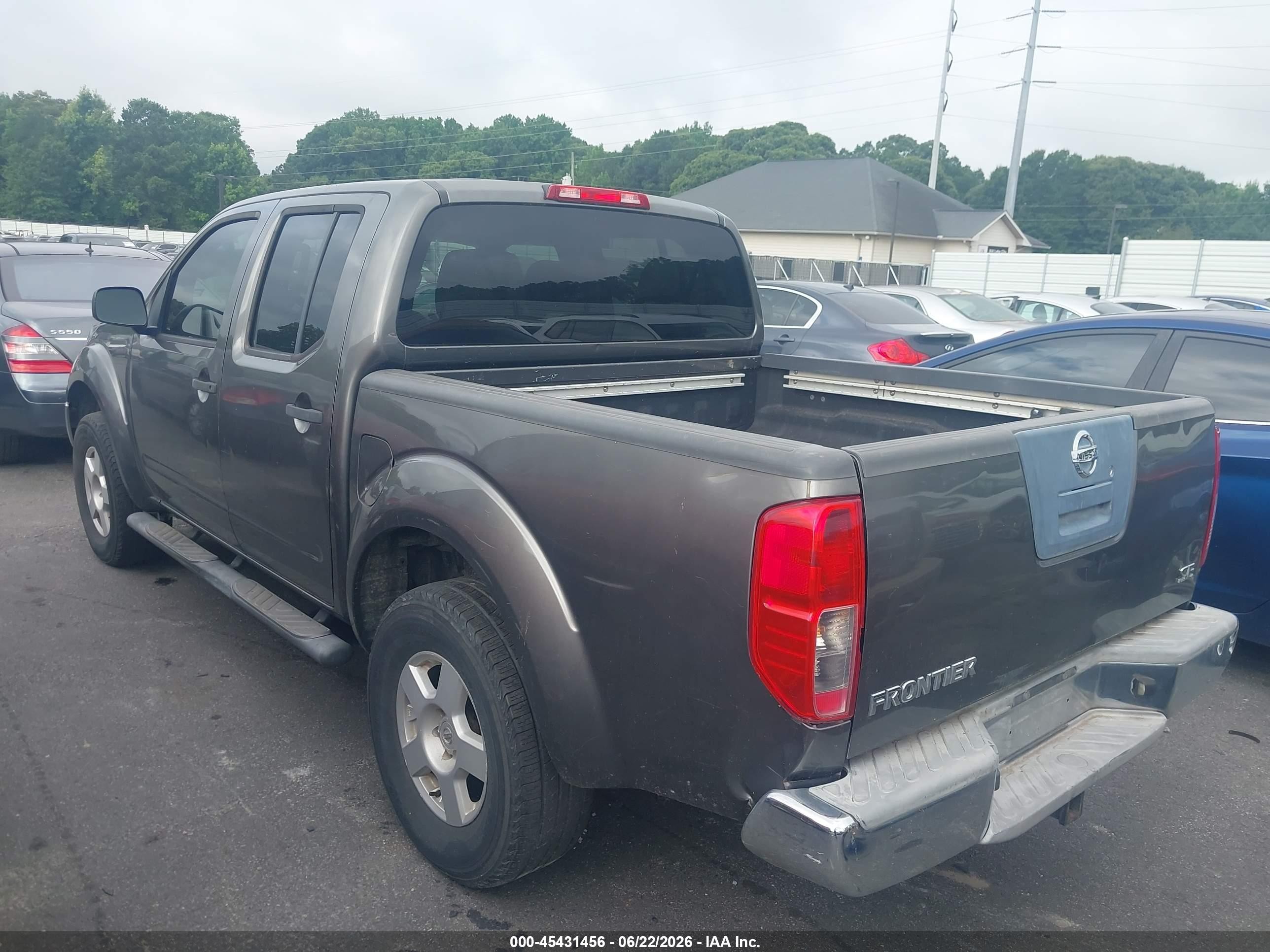 2007 Nissan Frontier Se Brown vin: 1N6AD07U37C441497