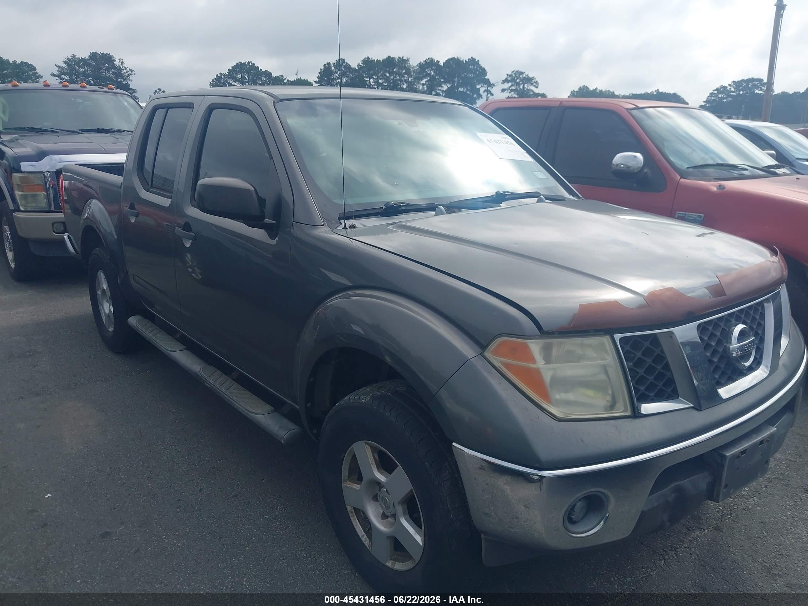 2007 Nissan Frontier Se Brown vin: 1N6AD07U37C441497
