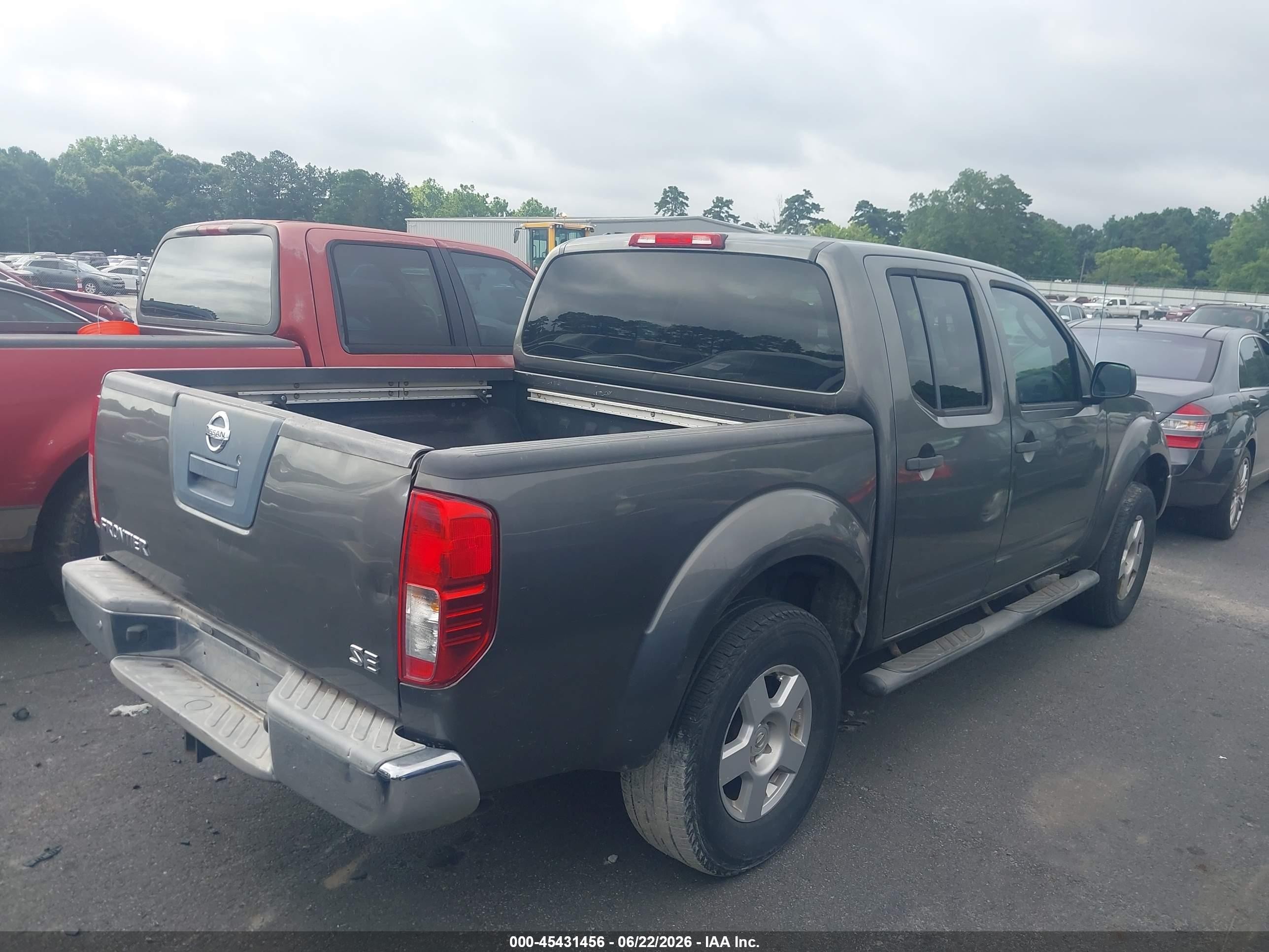 2007 Nissan Frontier Se Brown vin: 1N6AD07U37C441497