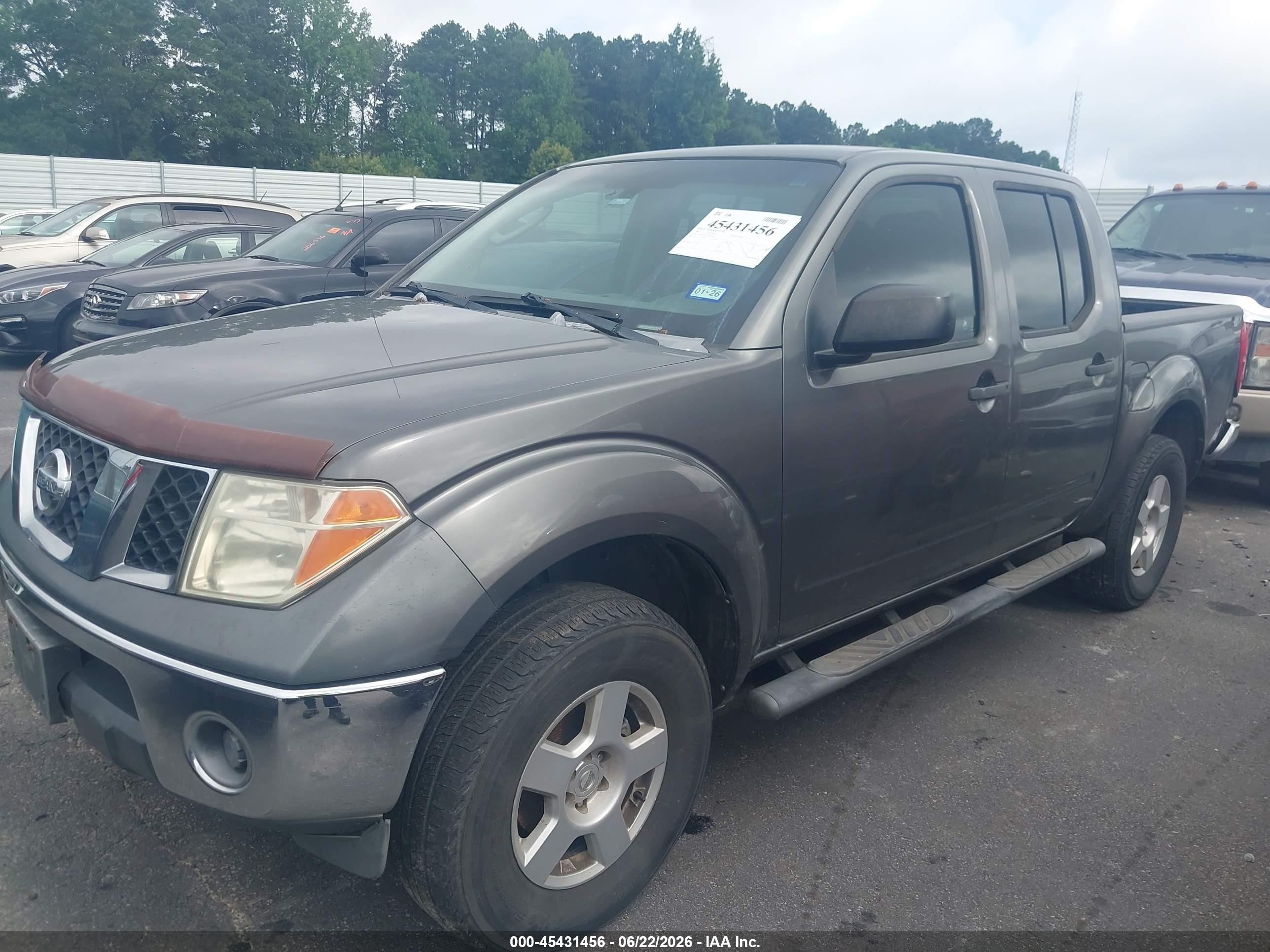 2007 Nissan Frontier Se Brown vin: 1N6AD07U37C441497