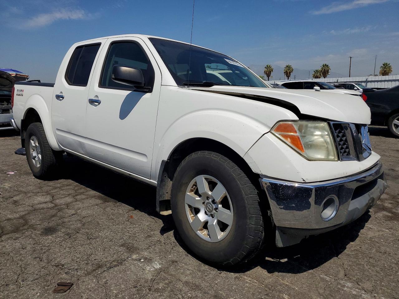 2008 Nissan Frontier Se V6 White vin: 1N6AD07U38C408131