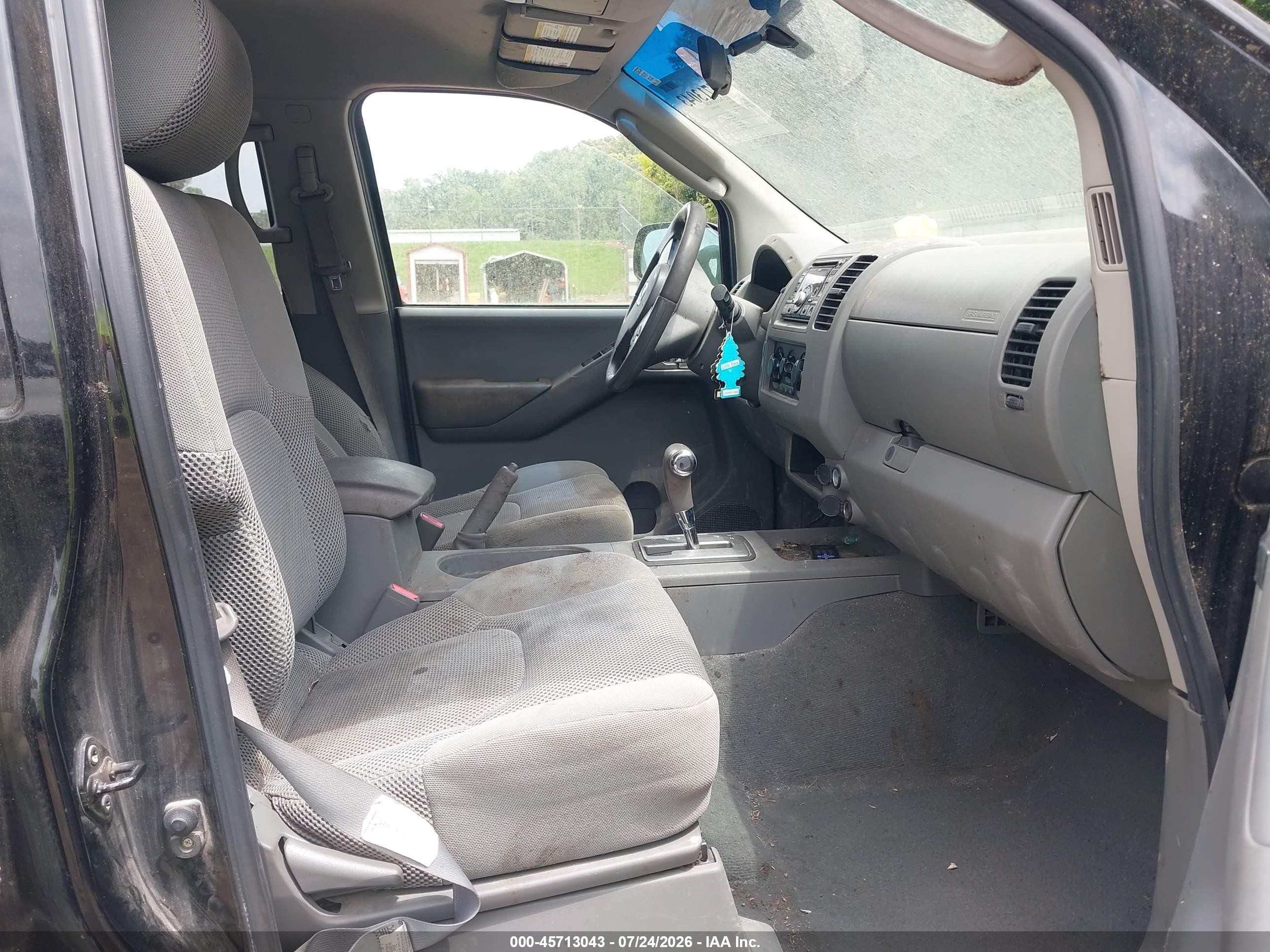 2008 Nissan Frontier Se Black vin: 1N6AD07U38C413409