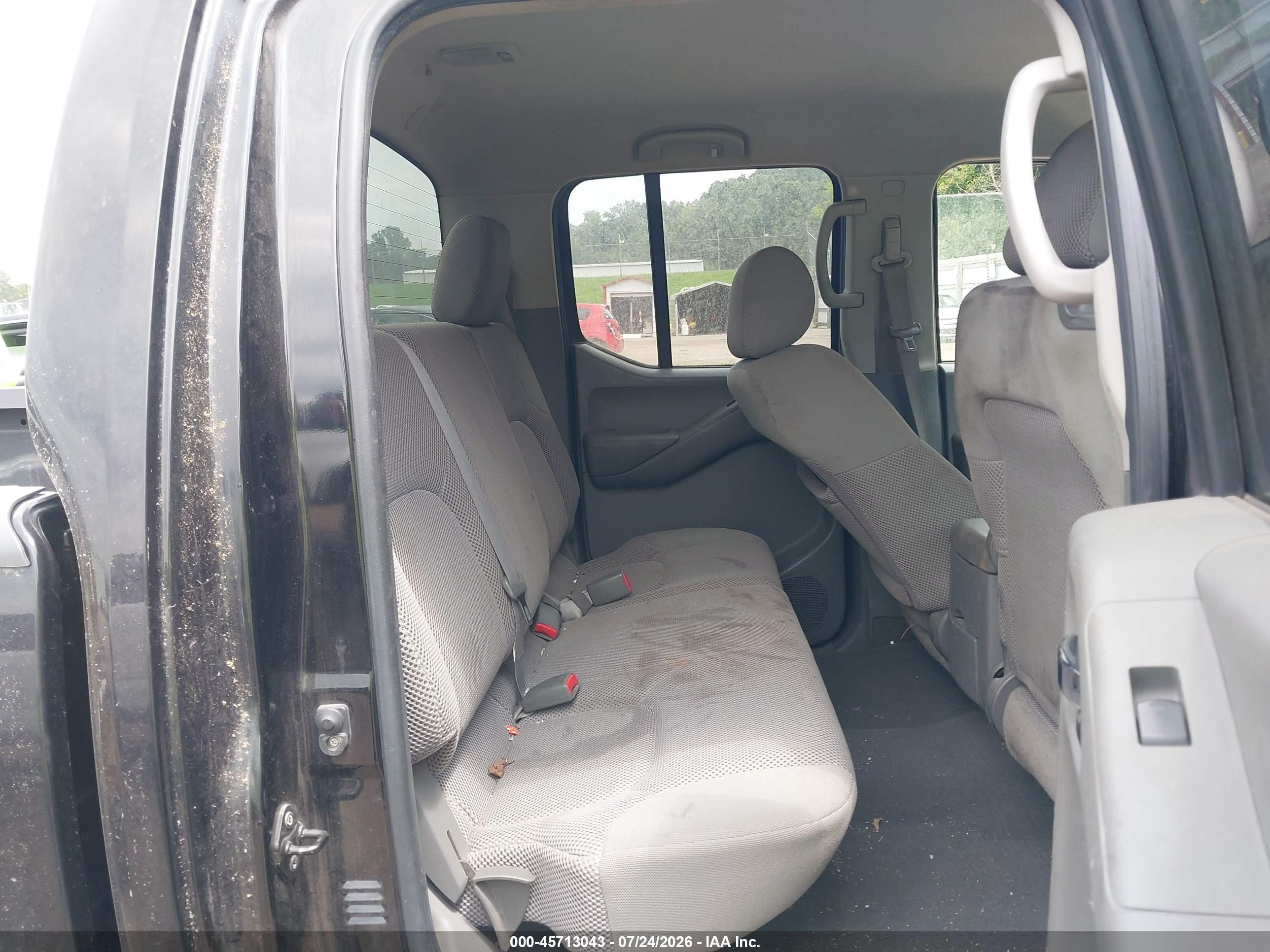 2008 Nissan Frontier Se Black vin: 1N6AD07U38C413409