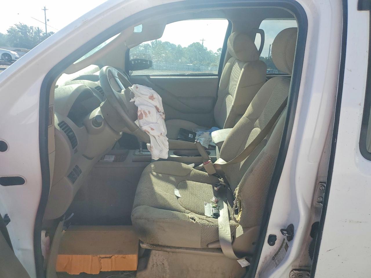 2008 Nissan Frontier Se V6 White vin: 1N6AD07U38C448547