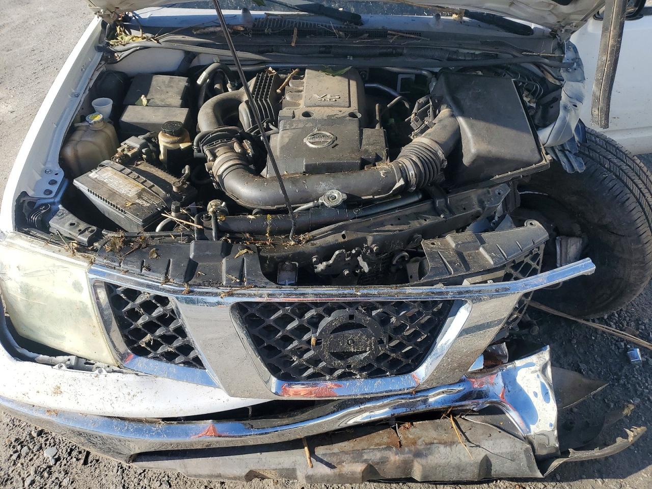 2008 Nissan Frontier Se V6 White vin: 1N6AD07U38C448547