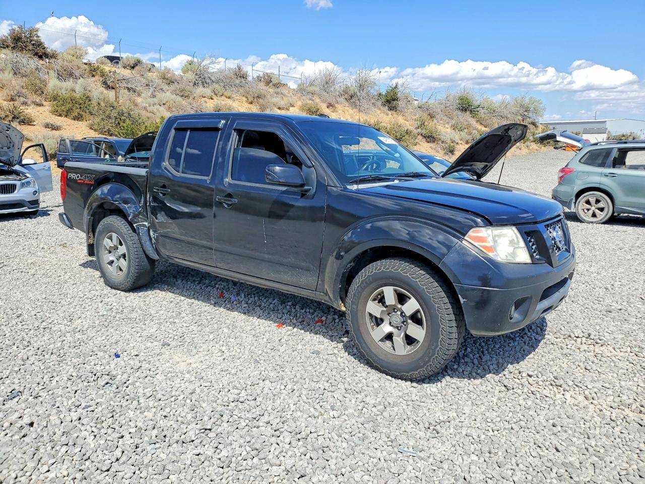 2009 Nissan Frontier Se V6 Black vin: 1N6AD07U39C417770