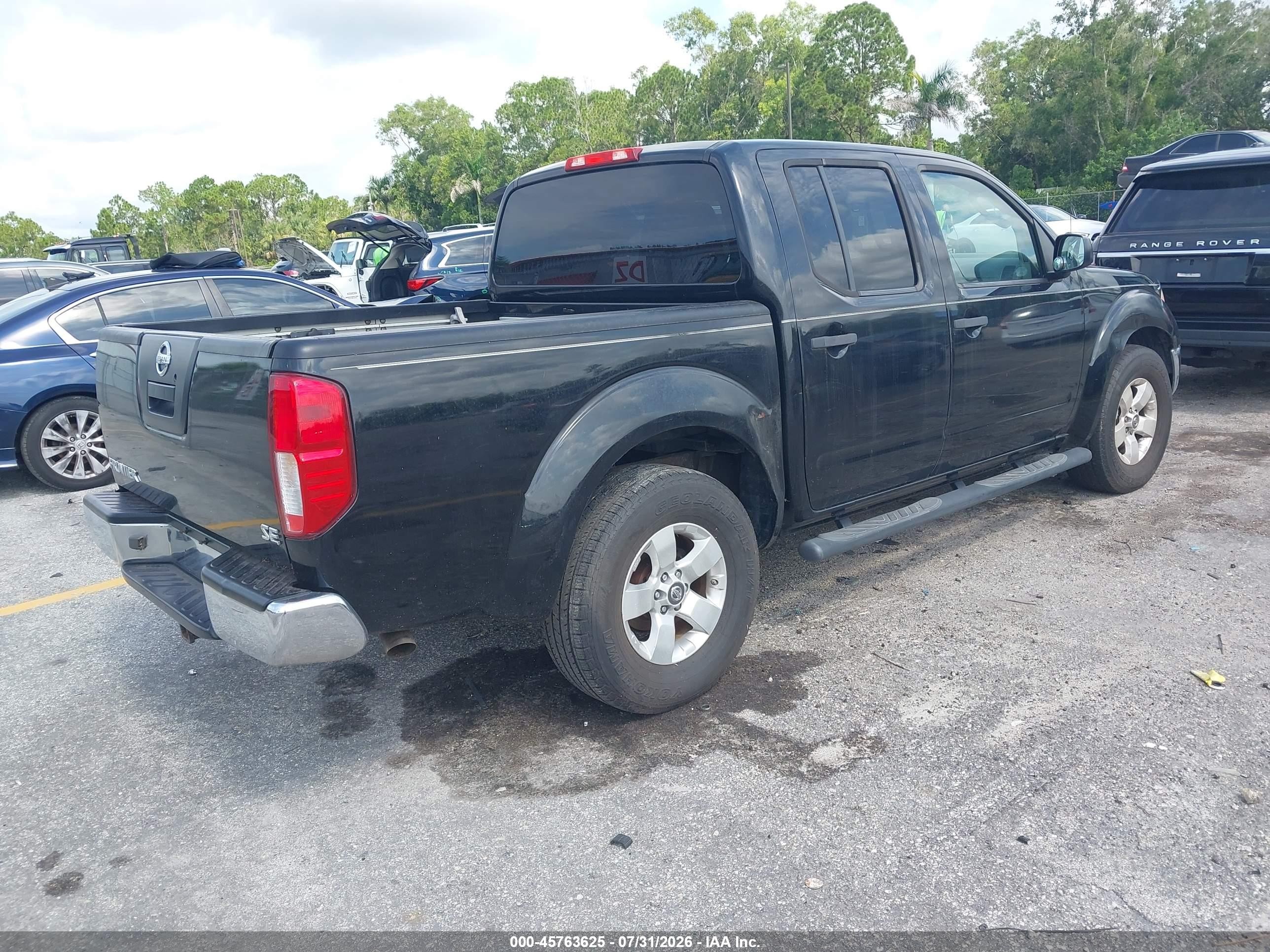 2009 Nissan Frontier Se Black vin: 1N6AD07U39C427540