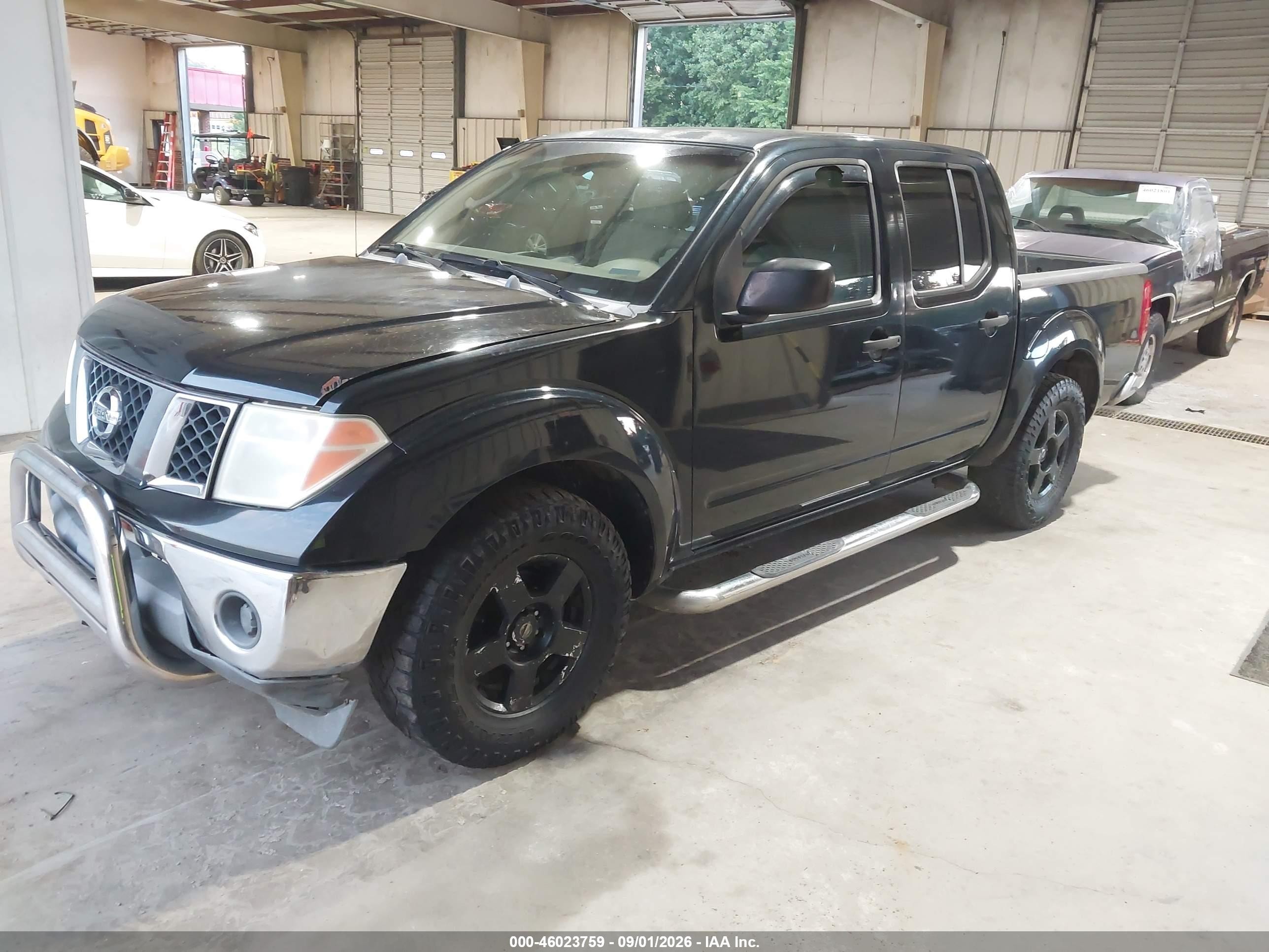 2005 Nissan Frontier Se Black vin: 1N6AD07U45C401216