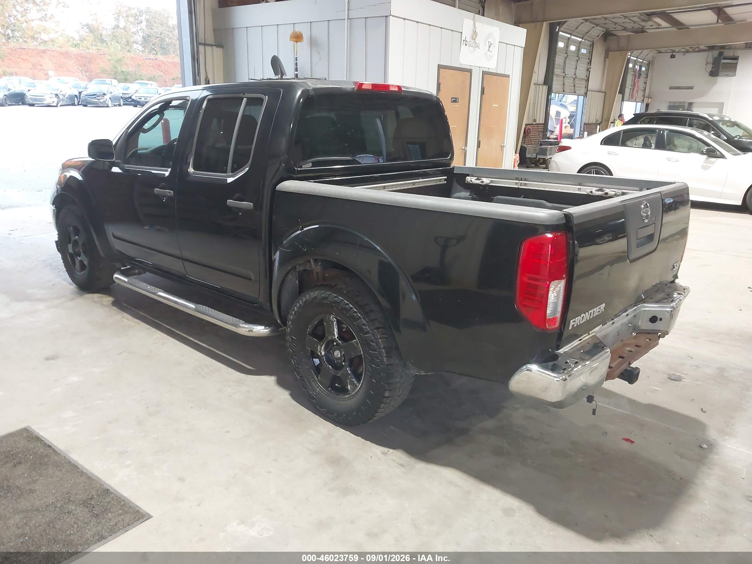 2005 Nissan Frontier Se Black vin: 1N6AD07U45C401216