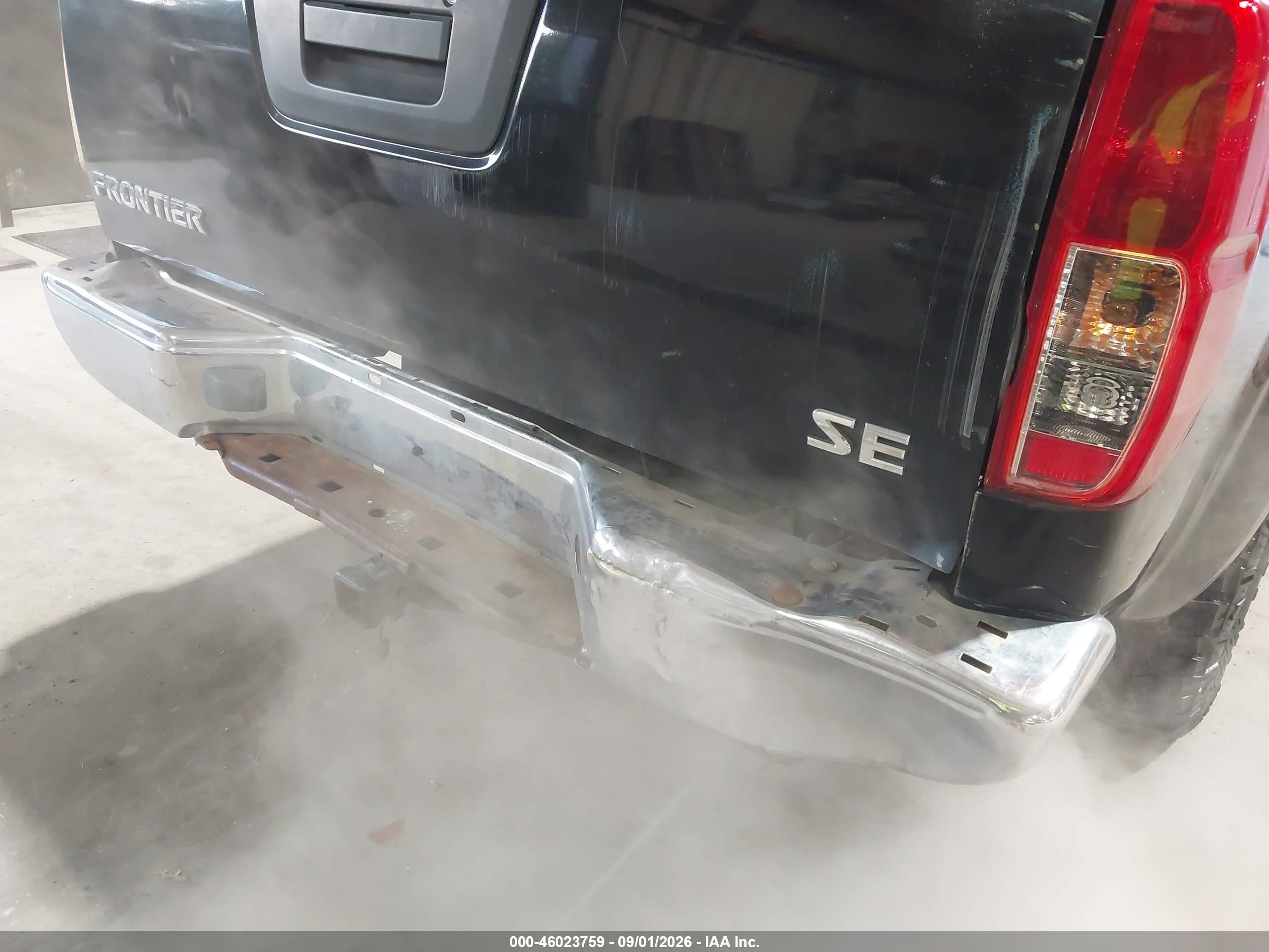 2005 Nissan Frontier Se Black vin: 1N6AD07U45C401216