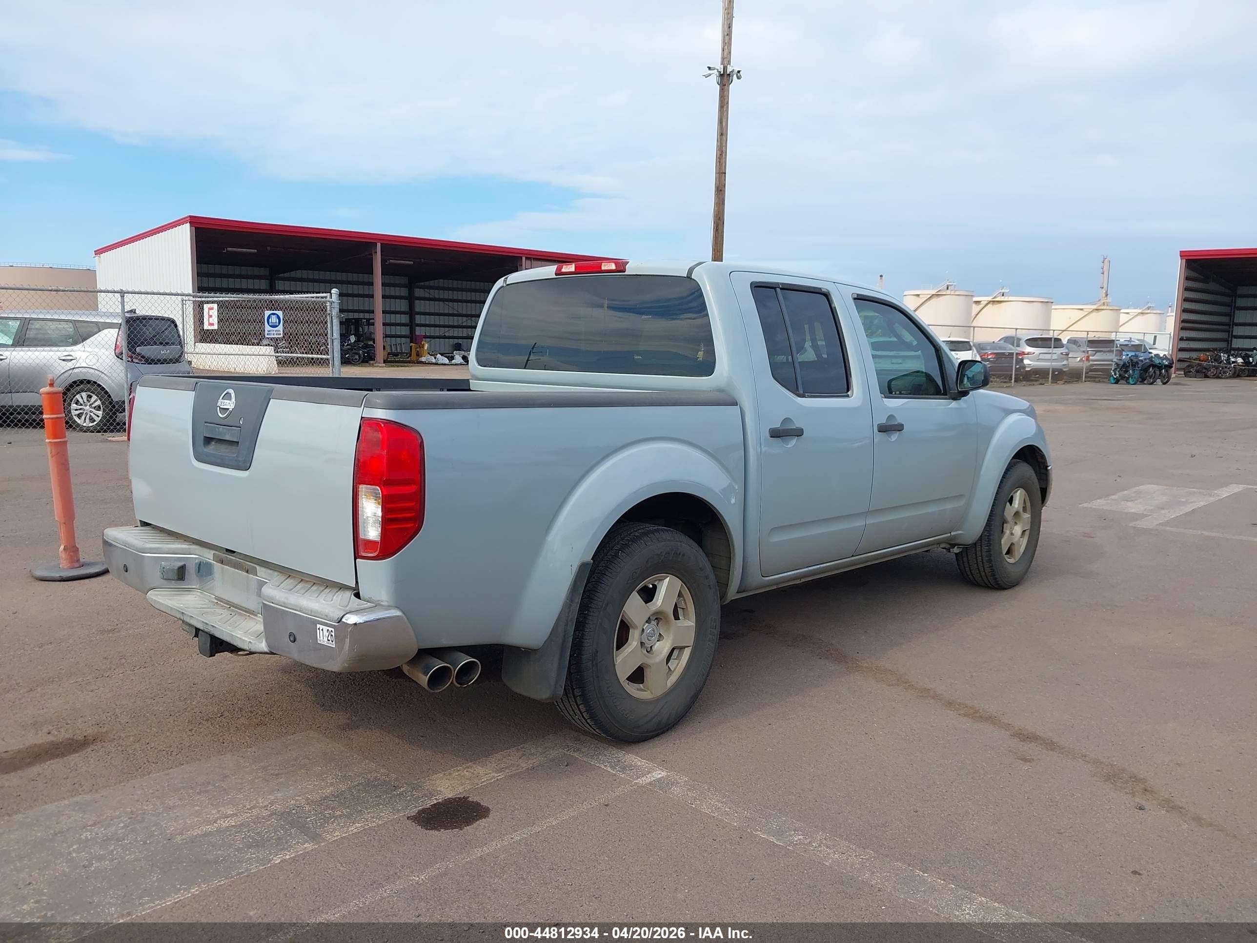2005 Nissan Frontier Se Gray vin: 1N6AD07U45C430389