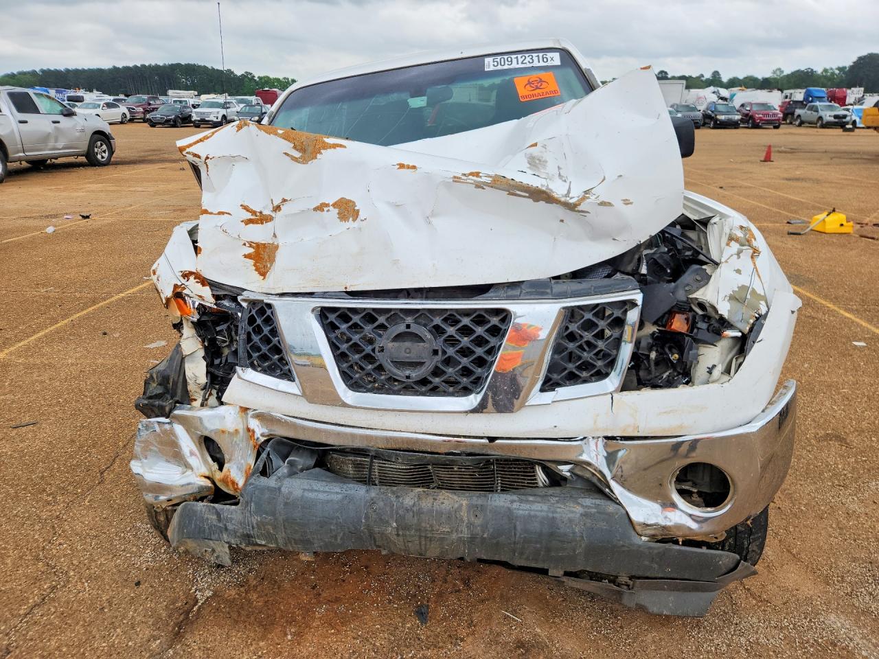 2005 Nissan Frontier Se White vin: 1N6AD07U45C433941