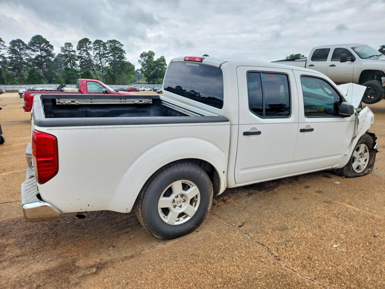 2005 Nissan Frontier Se White vin: 1N6AD07U45C433941