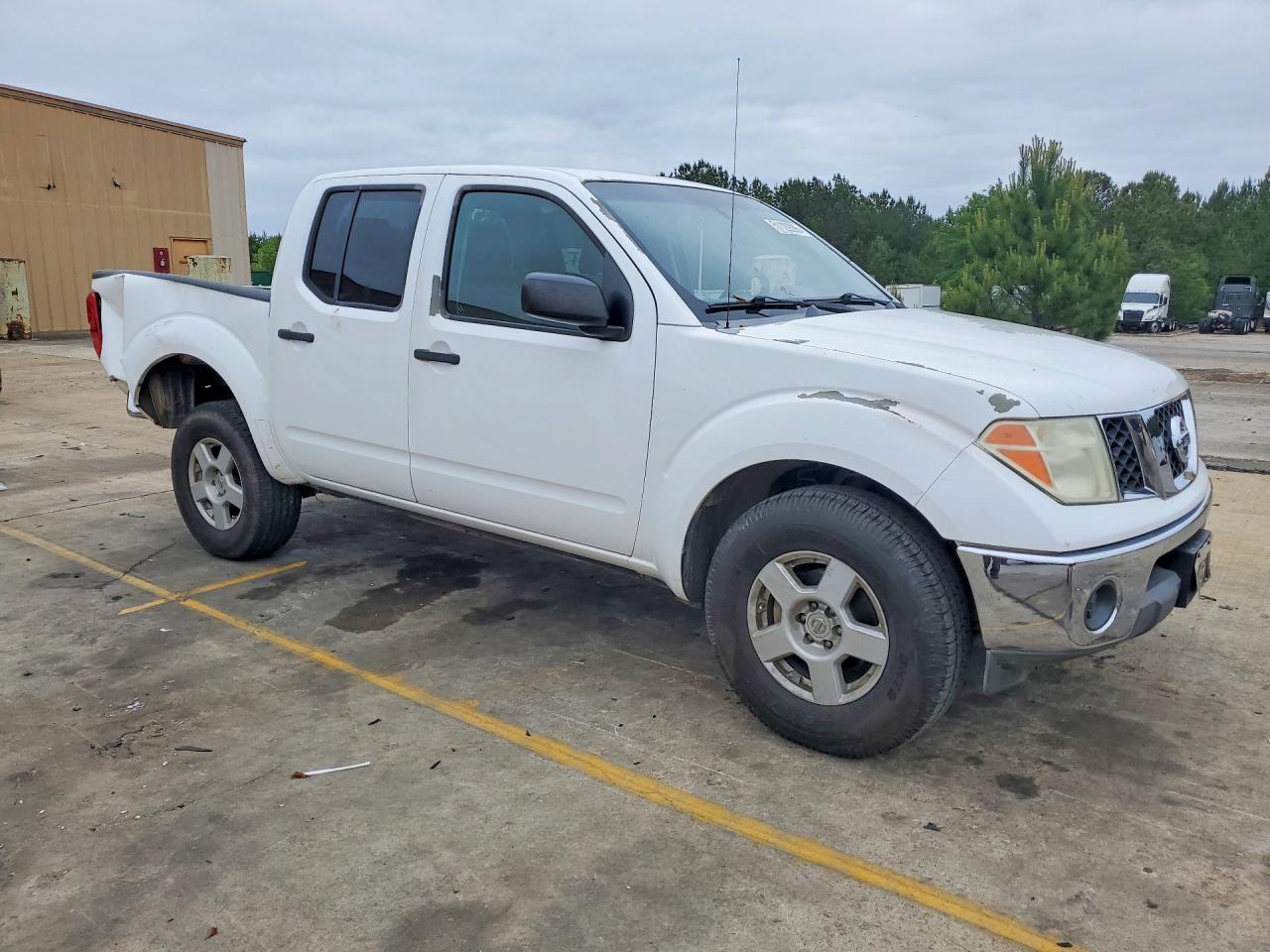 2005 Nissan Frontier Se White vin: 1N6AD07U45C443577