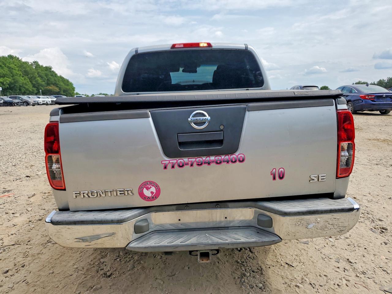 2005 Nissan Frontier Se Silver vin: 1N6AD07U45C459102