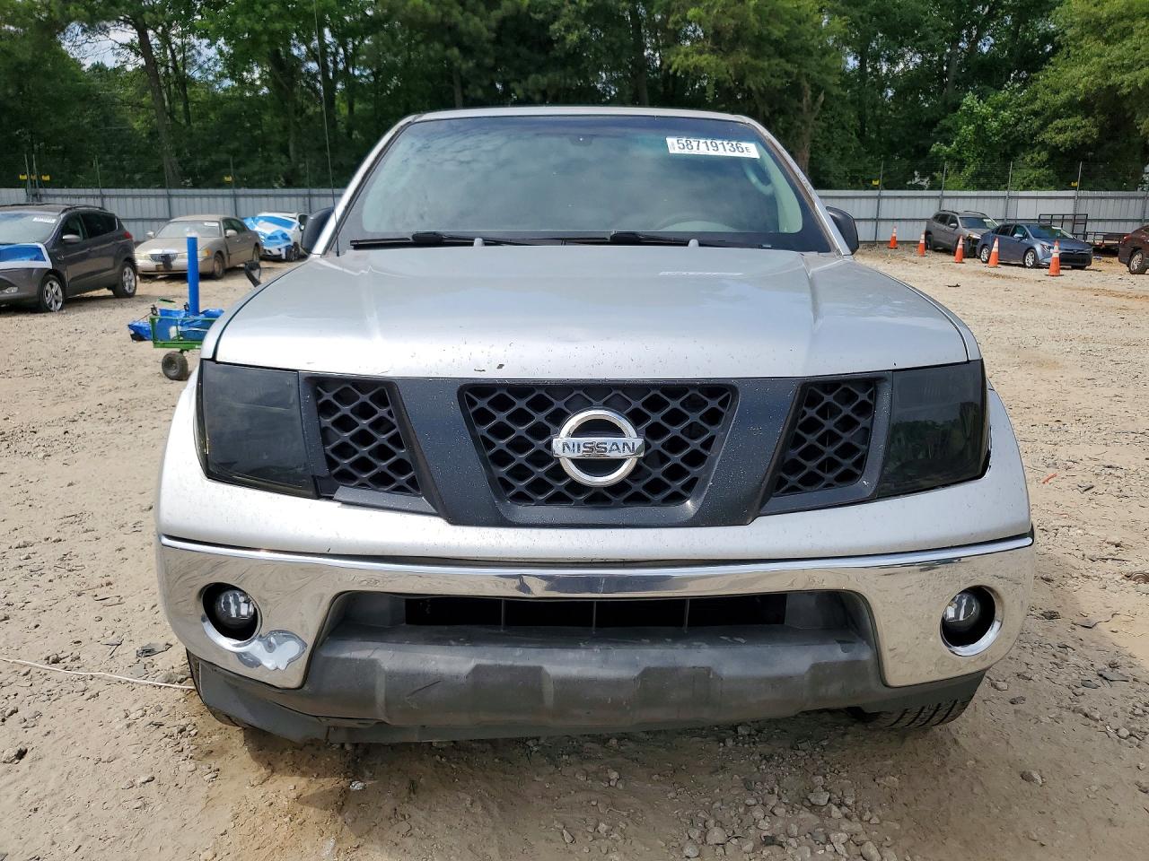 2005 Nissan Frontier Se Silver vin: 1N6AD07U45C459102