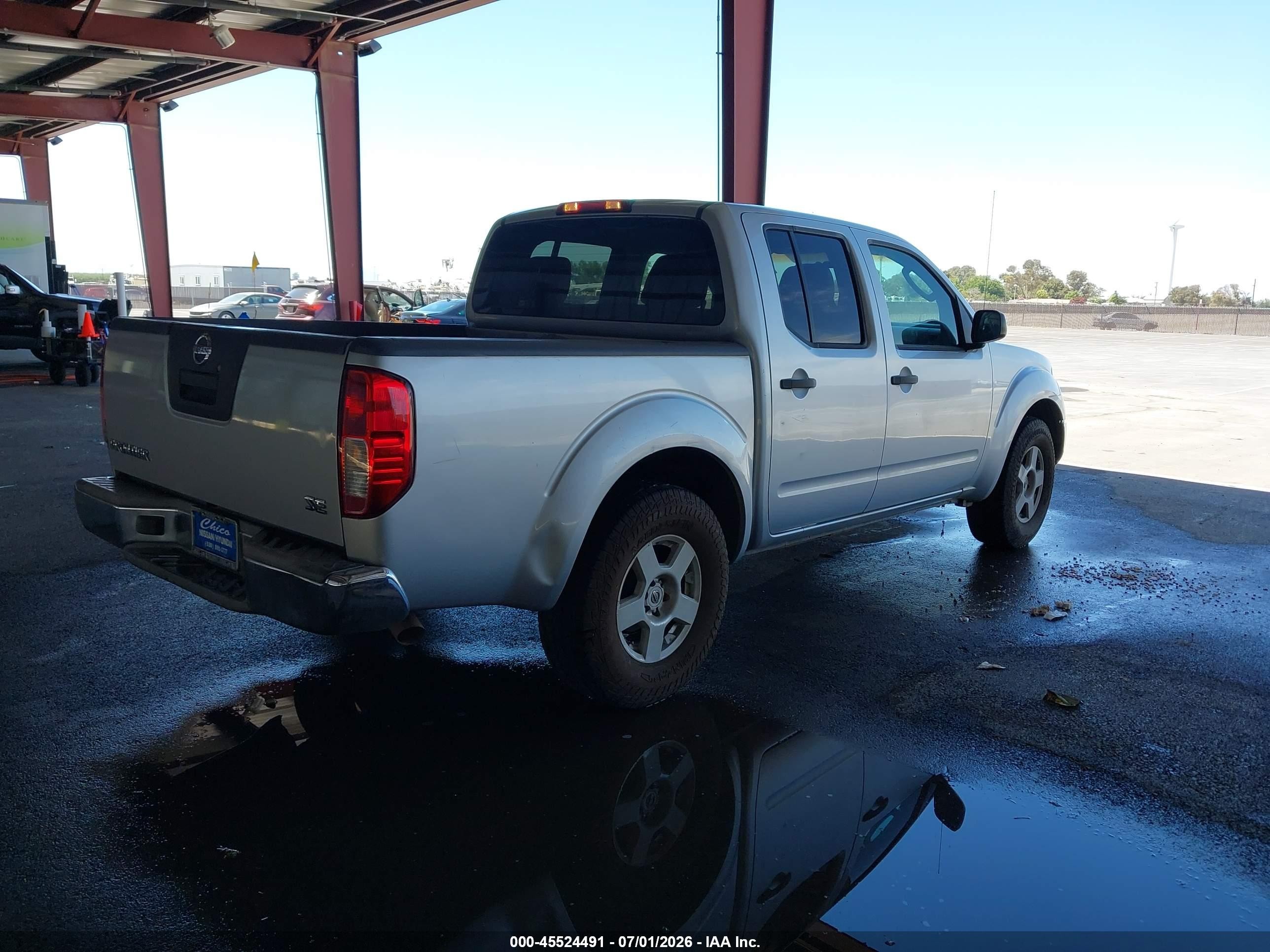 2006 Nissan Frontier Se Silver vin: 1N6AD07U46C403050