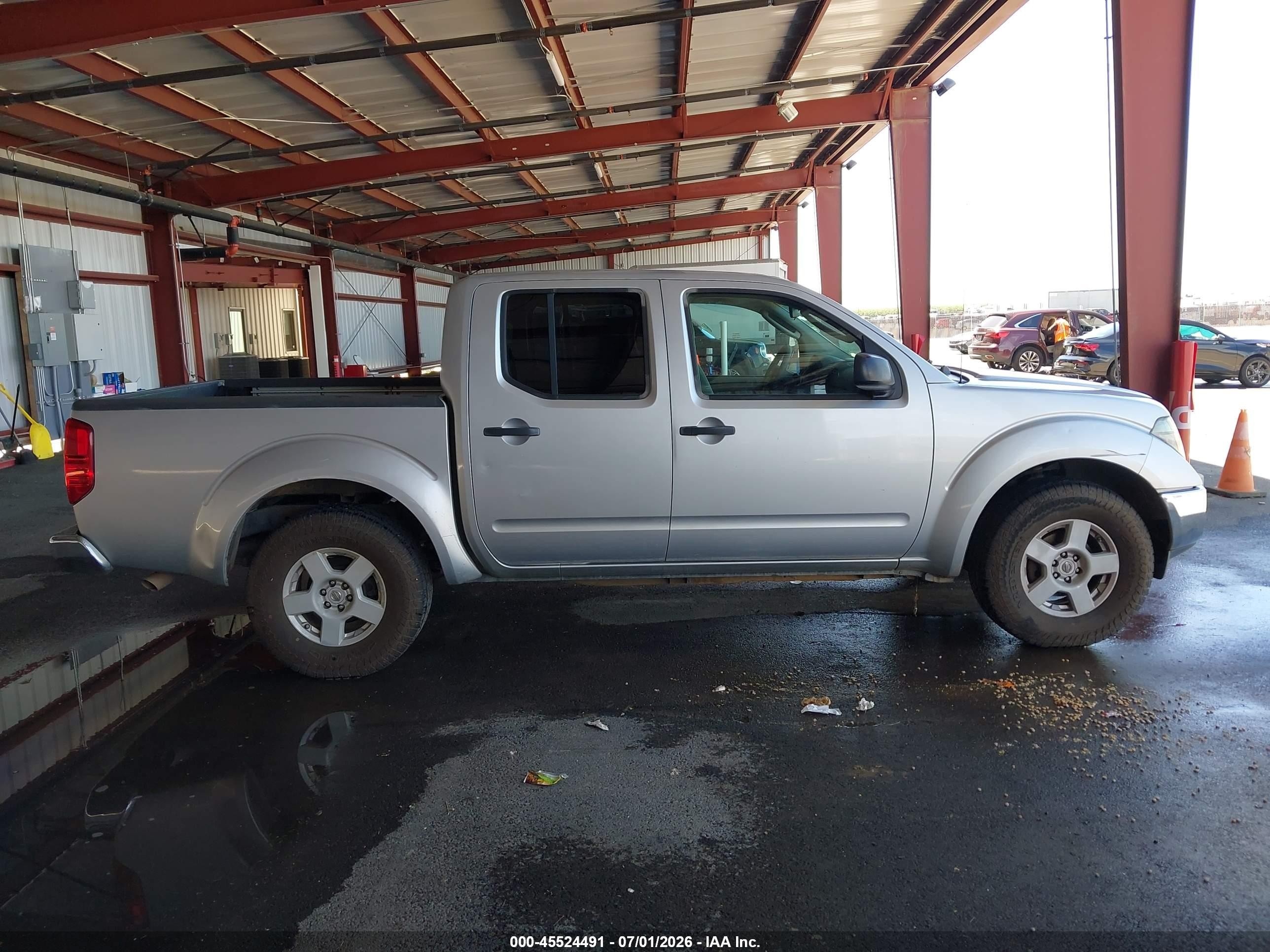 2006 Nissan Frontier Se Silver vin: 1N6AD07U46C403050