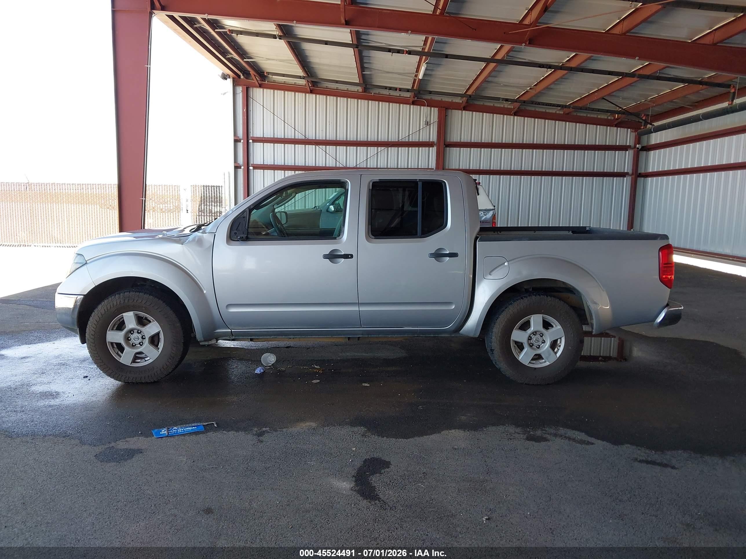 2006 Nissan Frontier Se Silver vin: 1N6AD07U46C403050