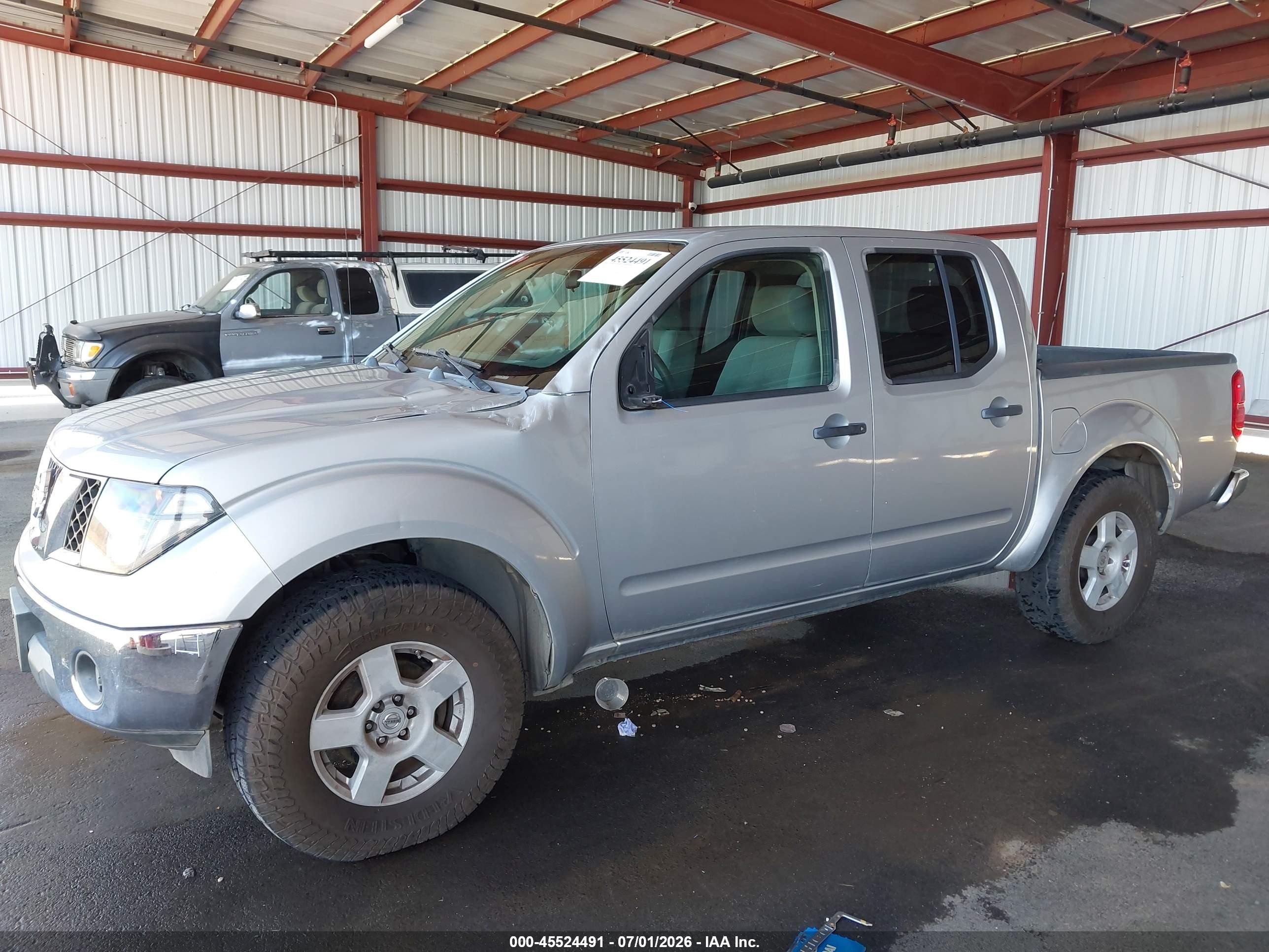 2006 Nissan Frontier Se Silver vin: 1N6AD07U46C403050