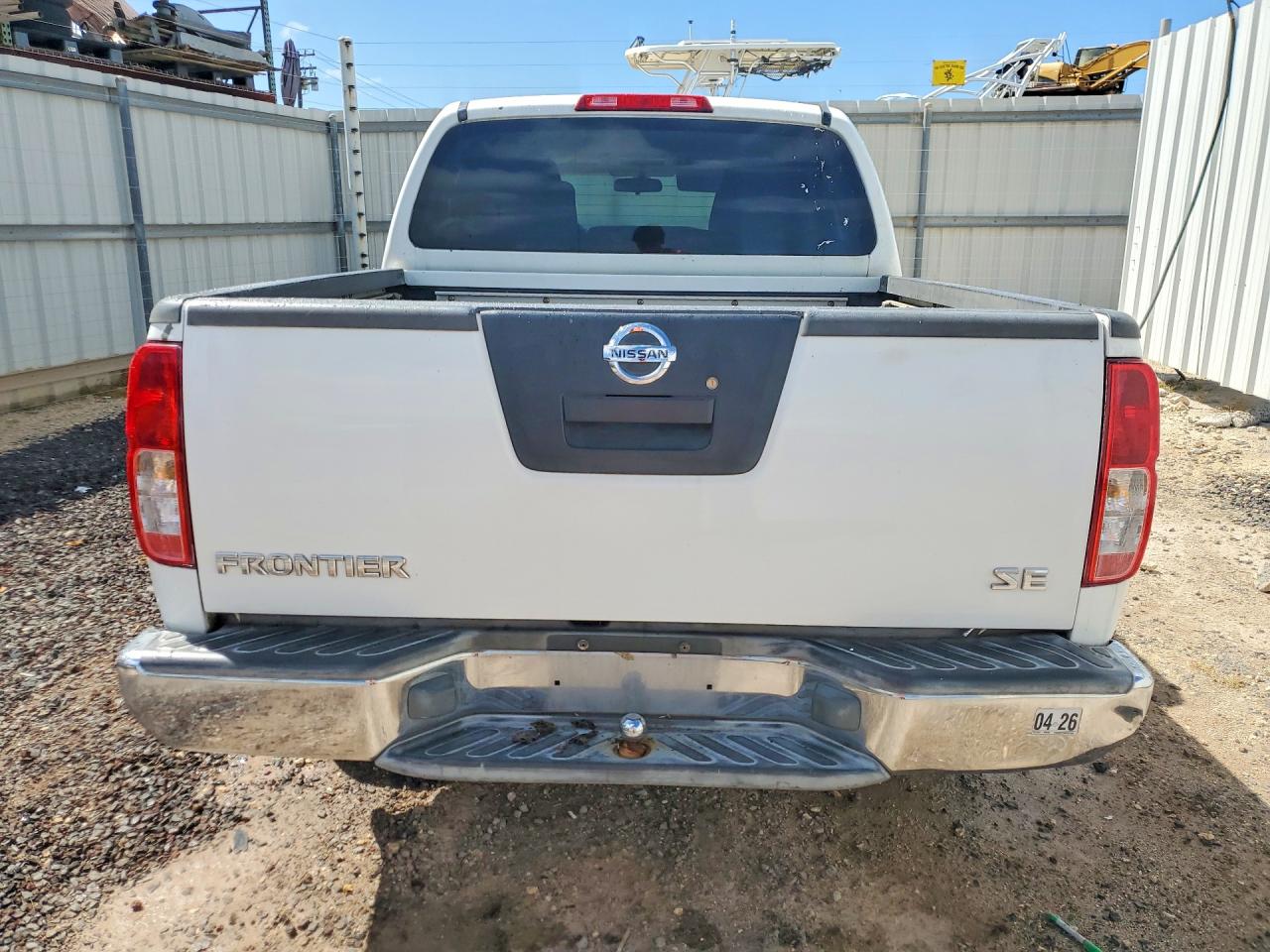 2006 Nissan Frontier Se White vin: 1N6AD07U46C424206