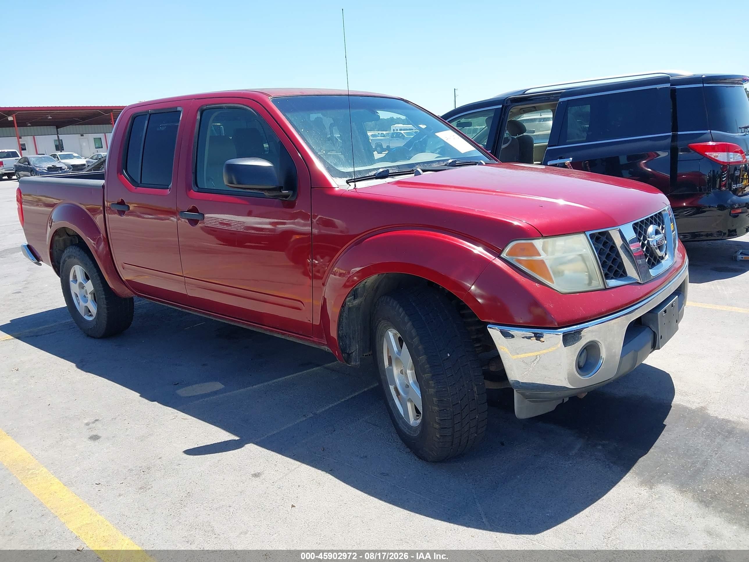 2006 Nissan Frontier Se Red vin: 1N6AD07U46C439580