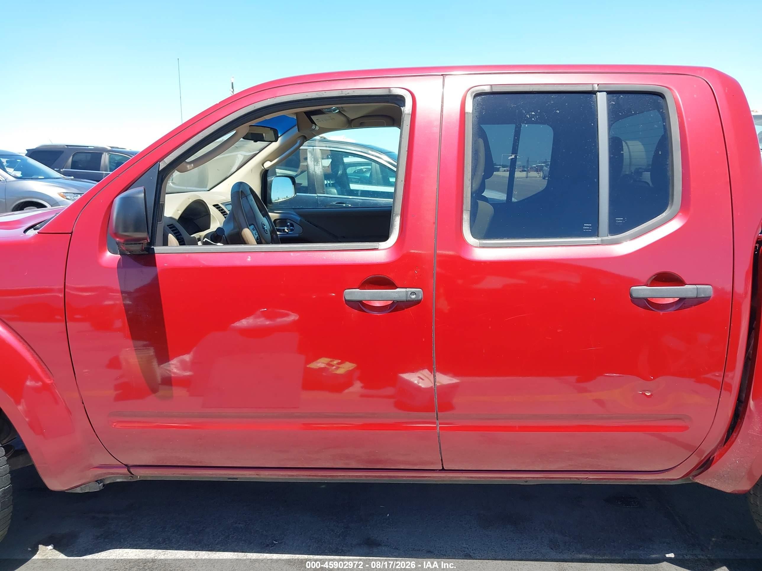 2006 Nissan Frontier Se Red vin: 1N6AD07U46C439580