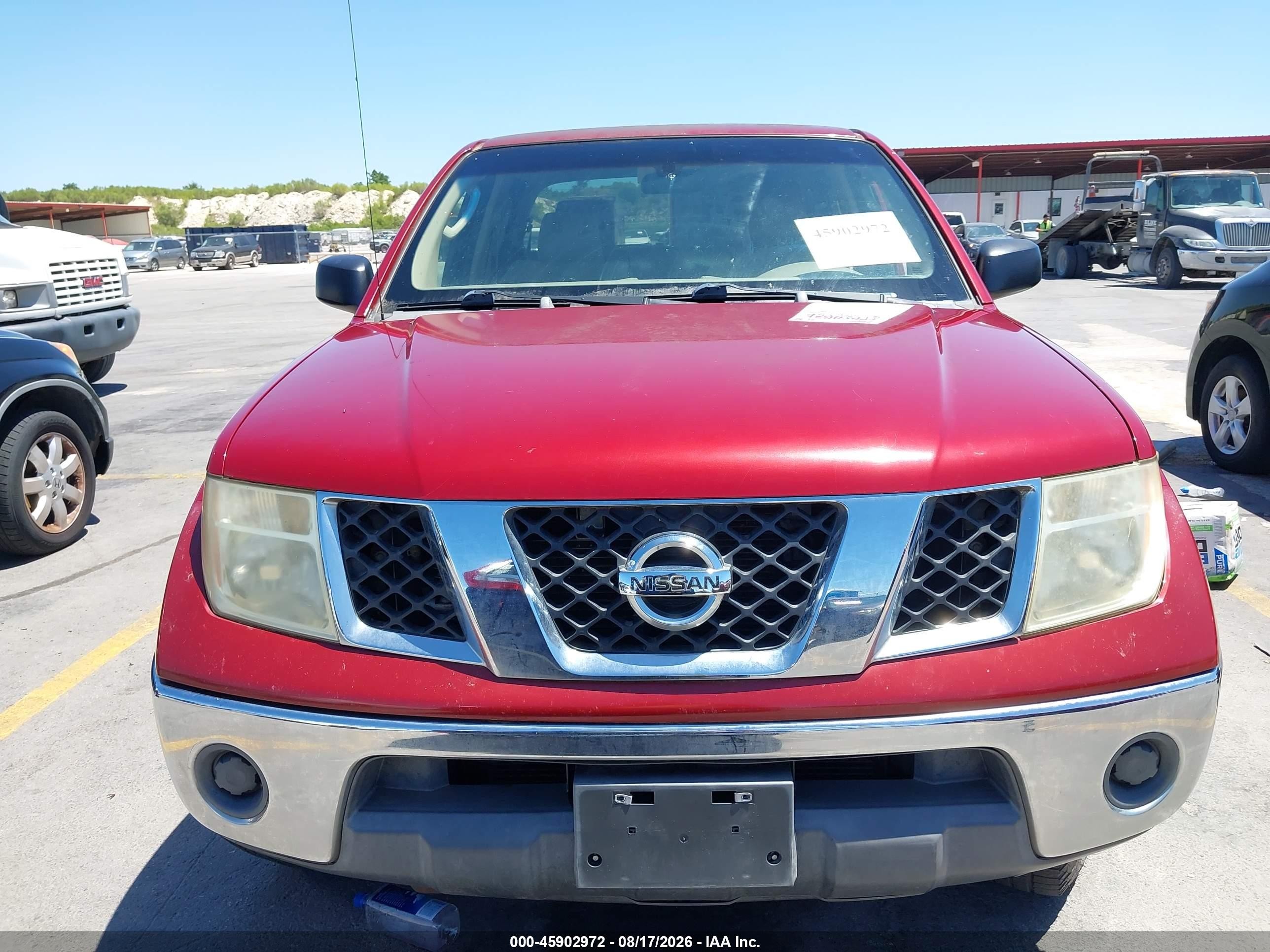 2006 Nissan Frontier Se Red vin: 1N6AD07U46C439580