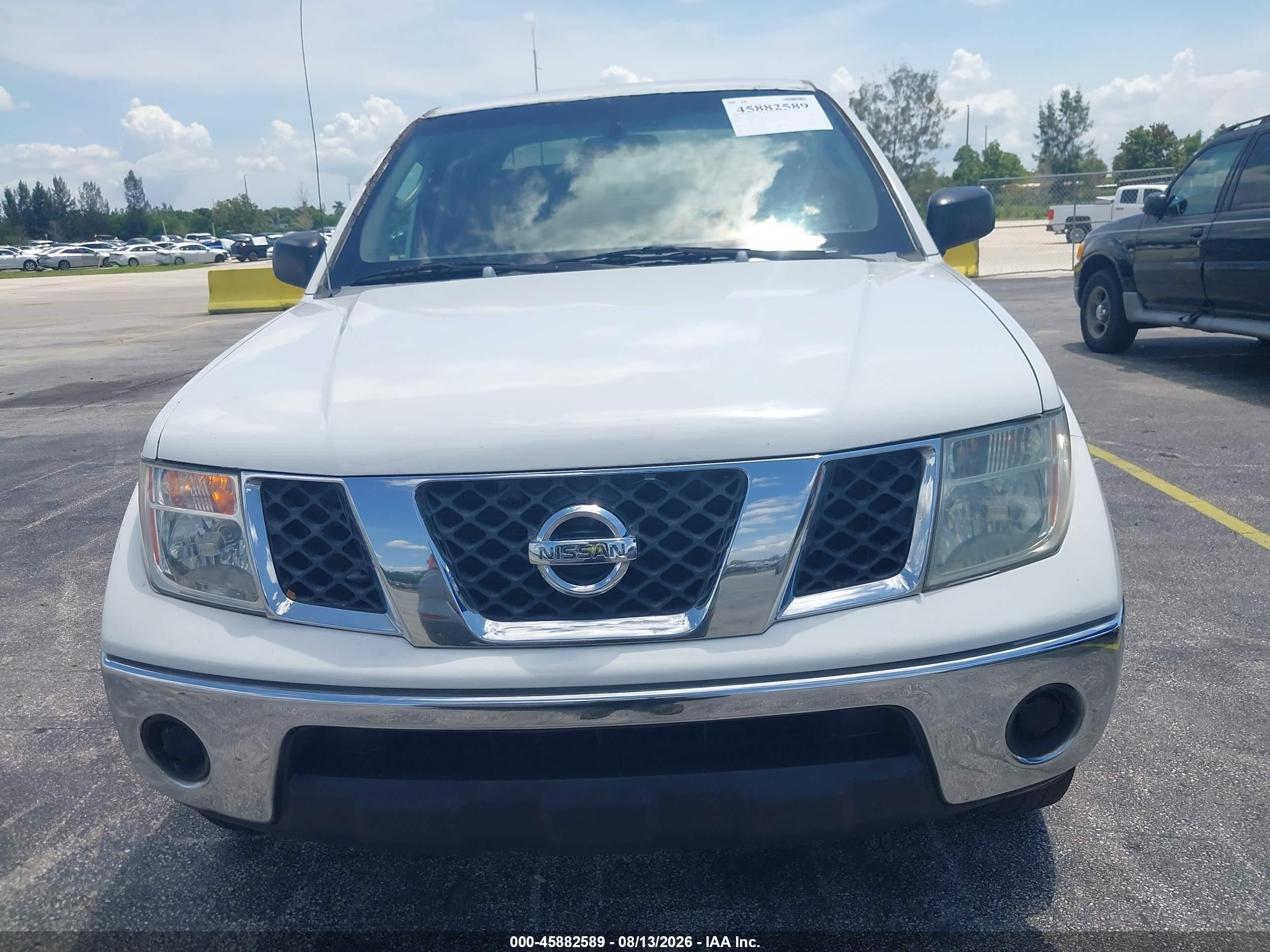 2006 Nissan Frontier Se White vin: 1N6AD07U46C455844