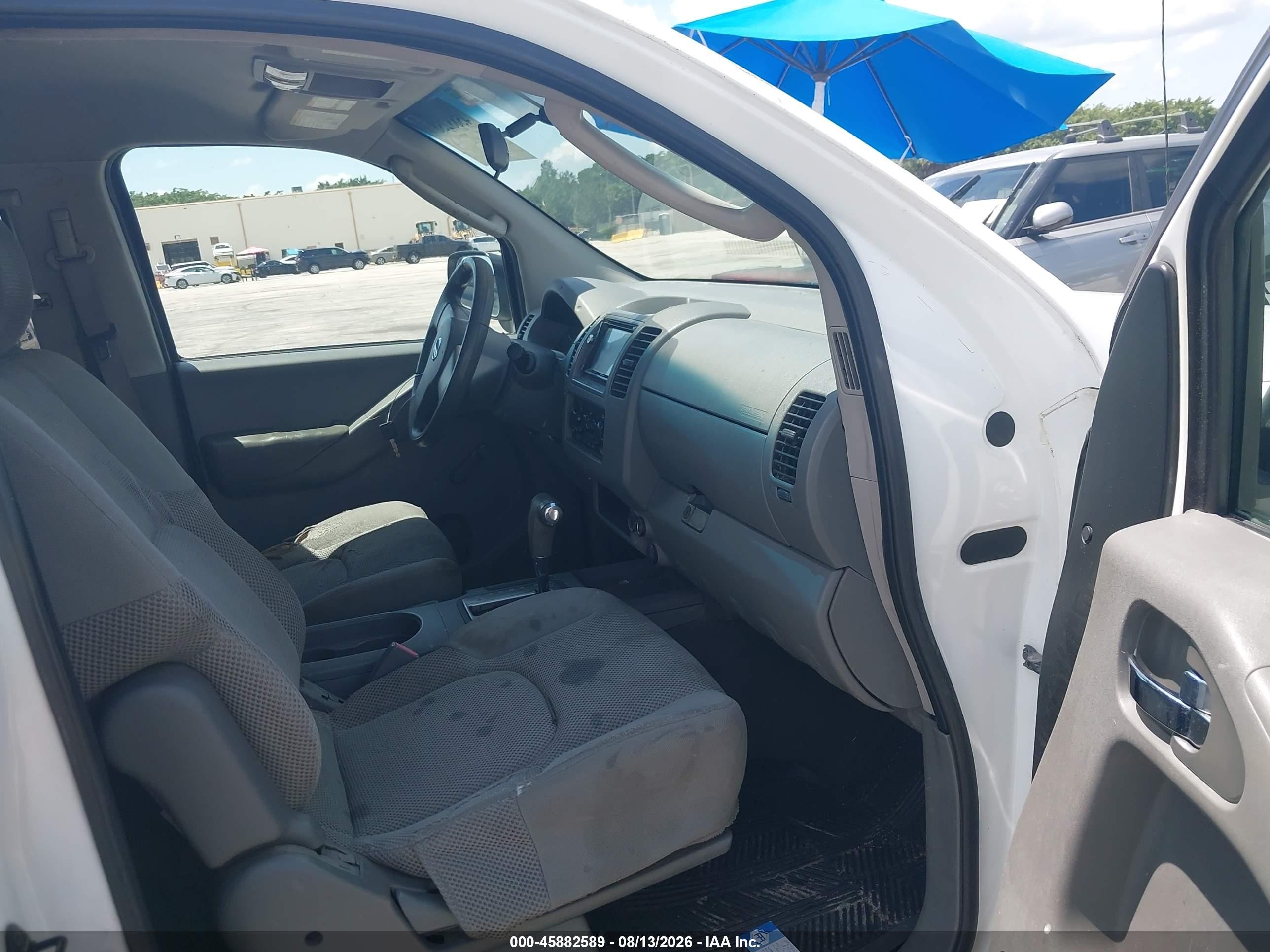 2006 Nissan Frontier Se White vin: 1N6AD07U46C455844