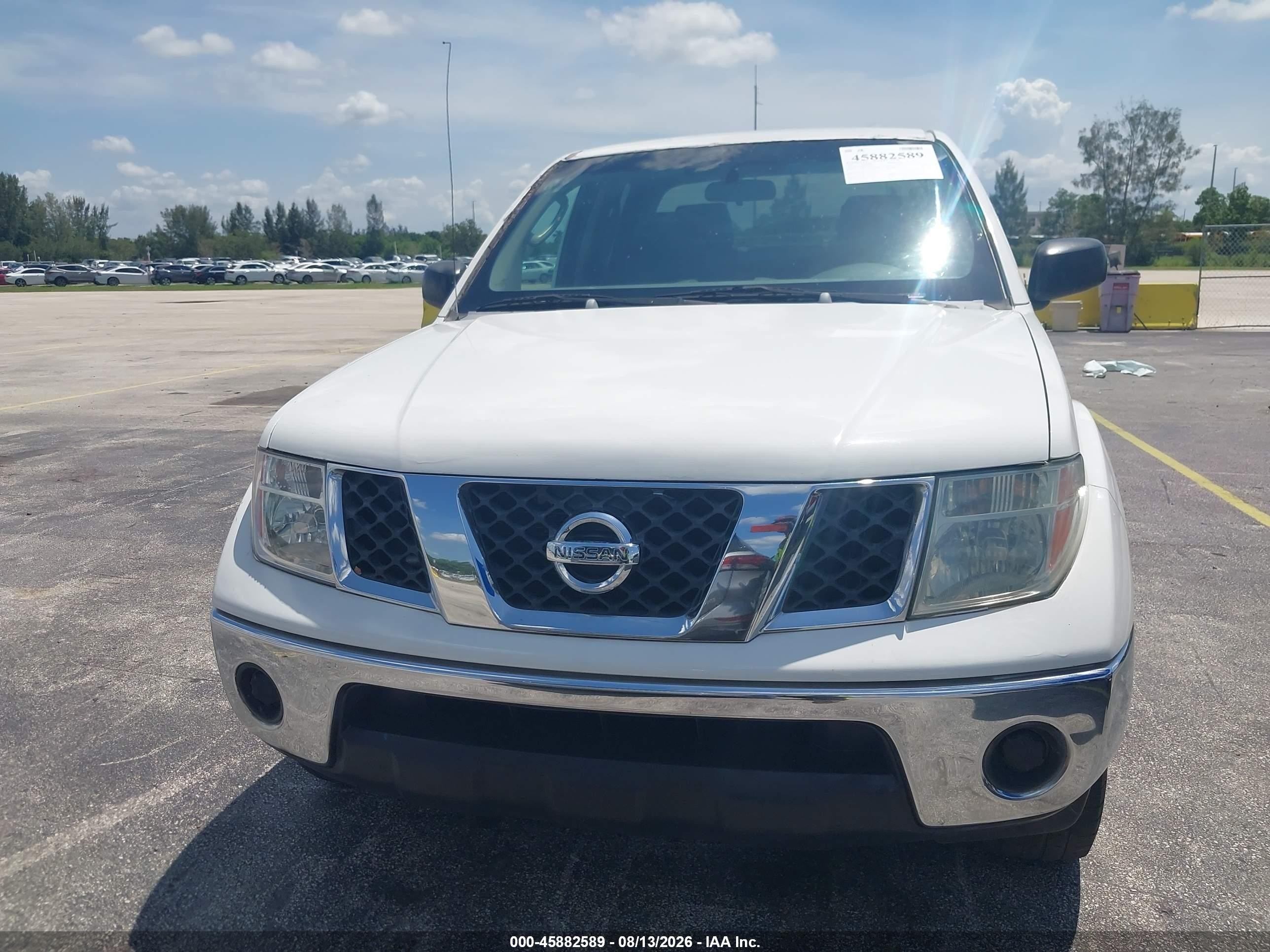 2006 Nissan Frontier Se White vin: 1N6AD07U46C455844
