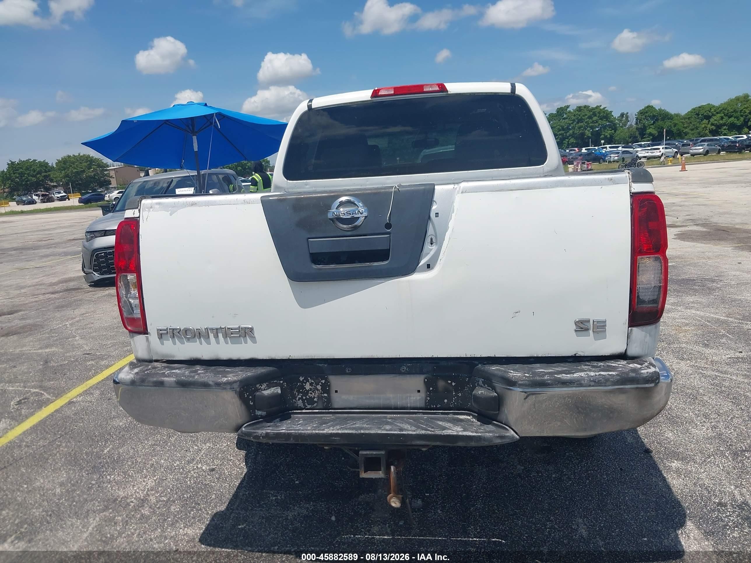 2006 Nissan Frontier Se White vin: 1N6AD07U46C455844
