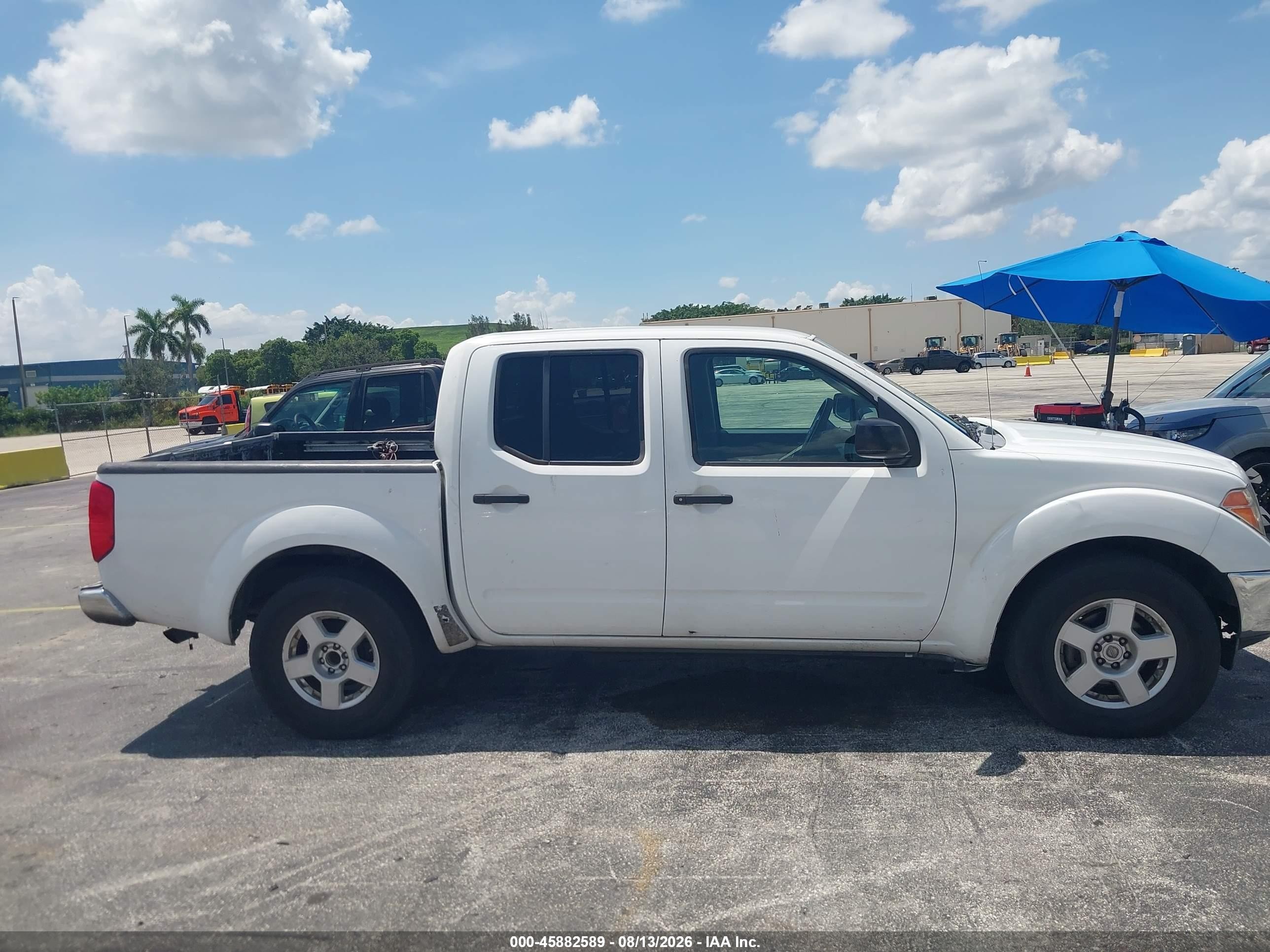 2006 Nissan Frontier Se White vin: 1N6AD07U46C455844