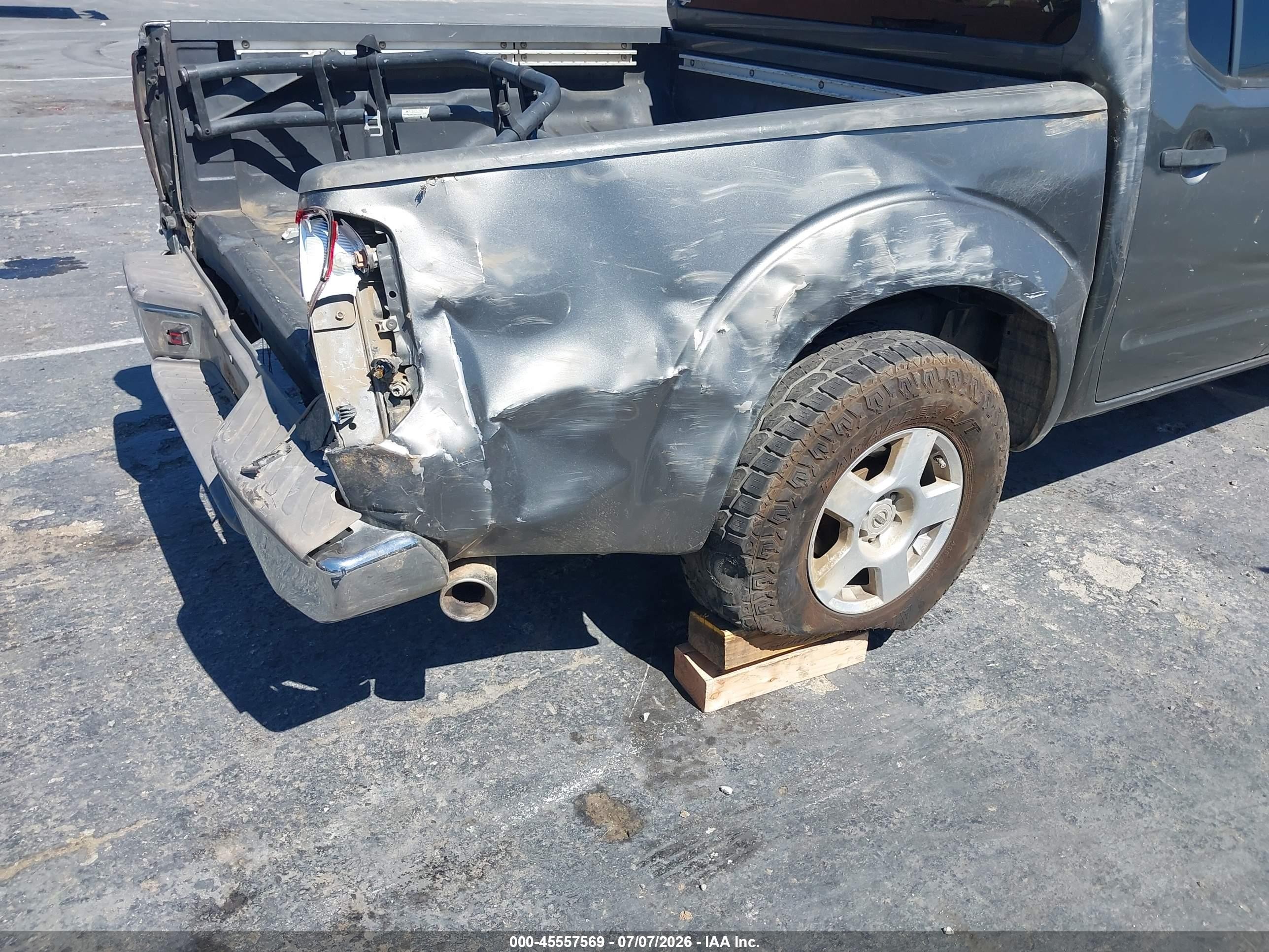 2006 Nissan Frontier Se Gray vin: 1N6AD07U46C462969
