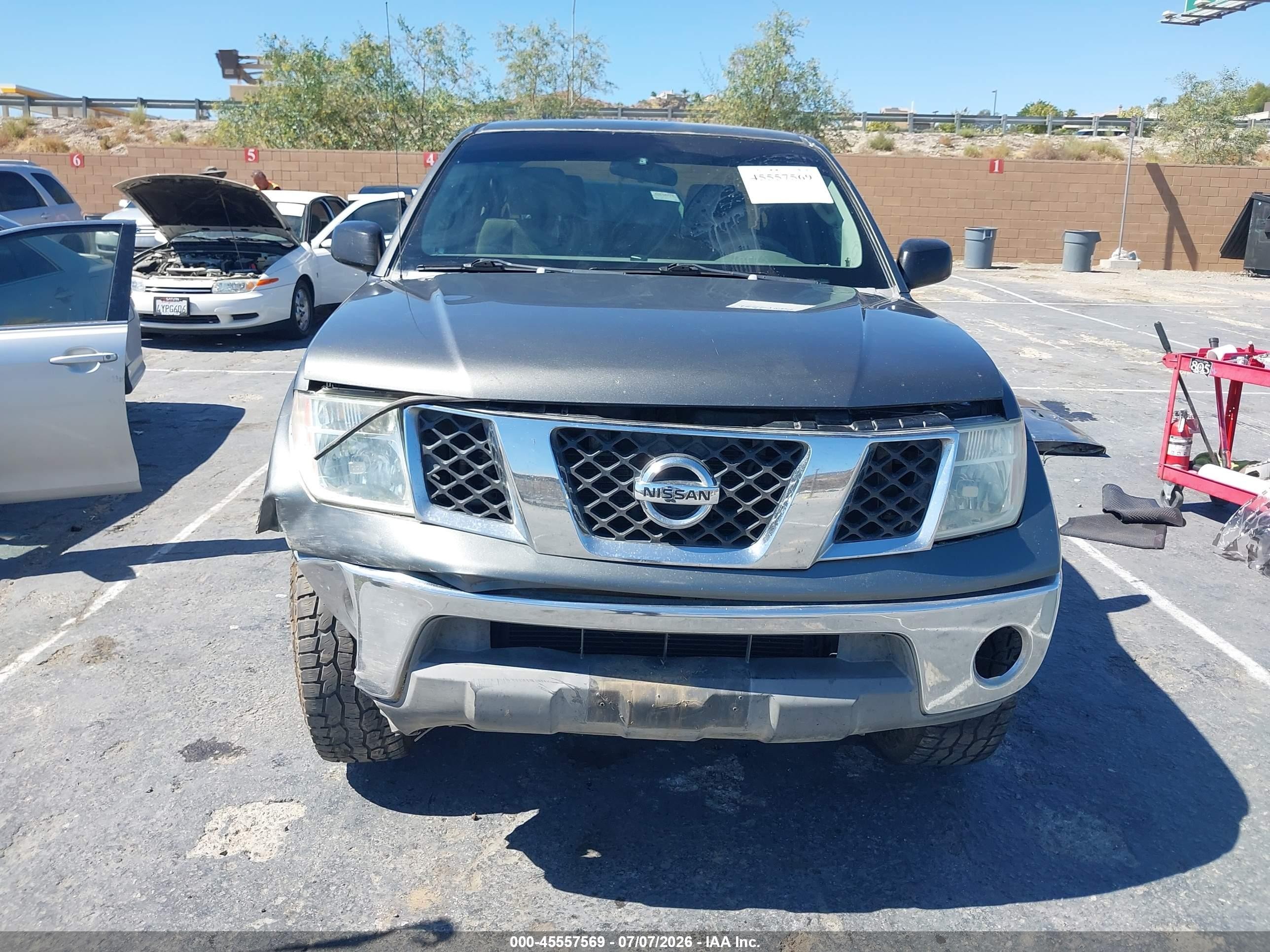 2006 Nissan Frontier Se Gray vin: 1N6AD07U46C462969