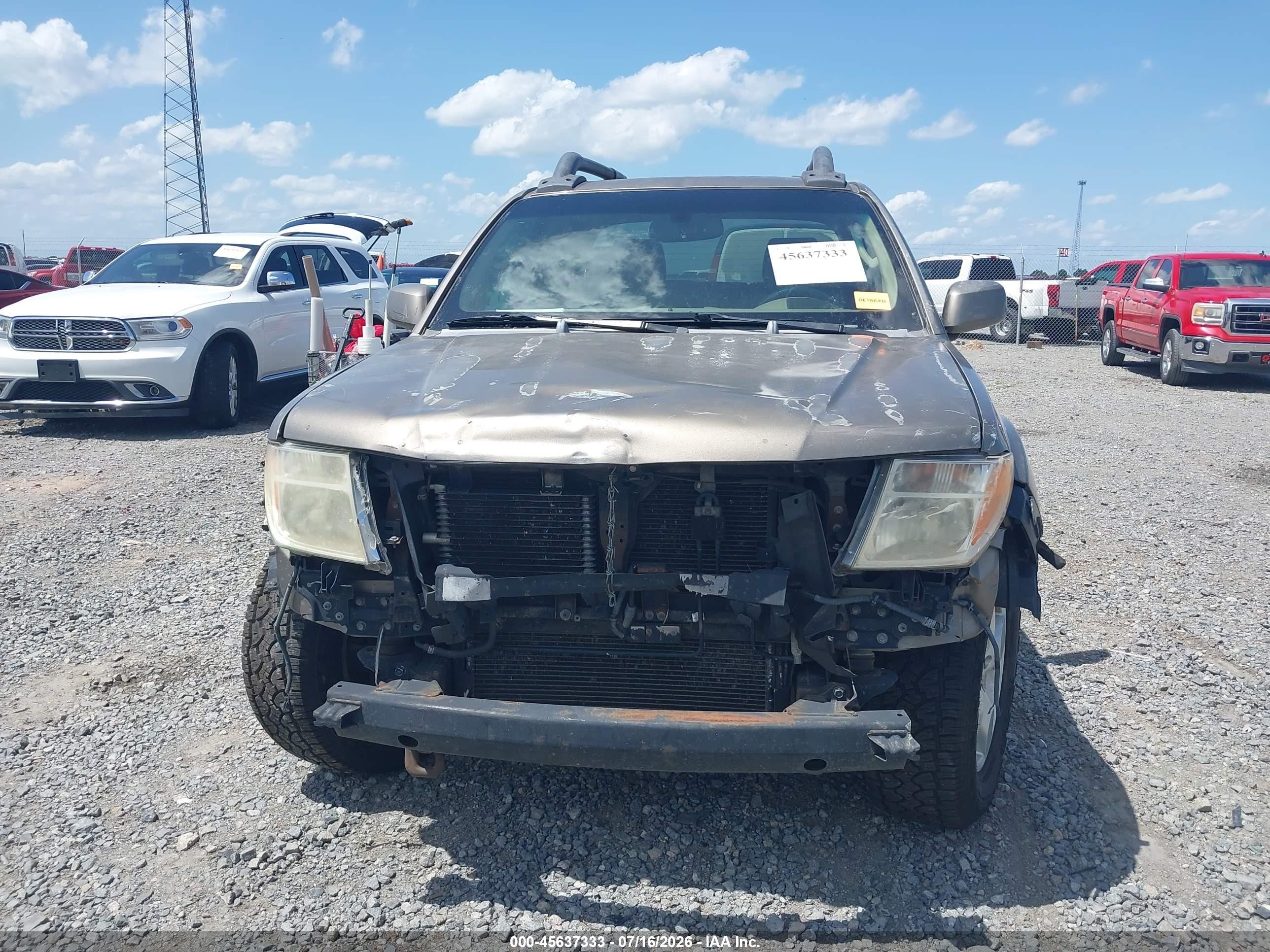 2006 Nissan Frontier Le Серый vin: 1N6AD07U46C476144
