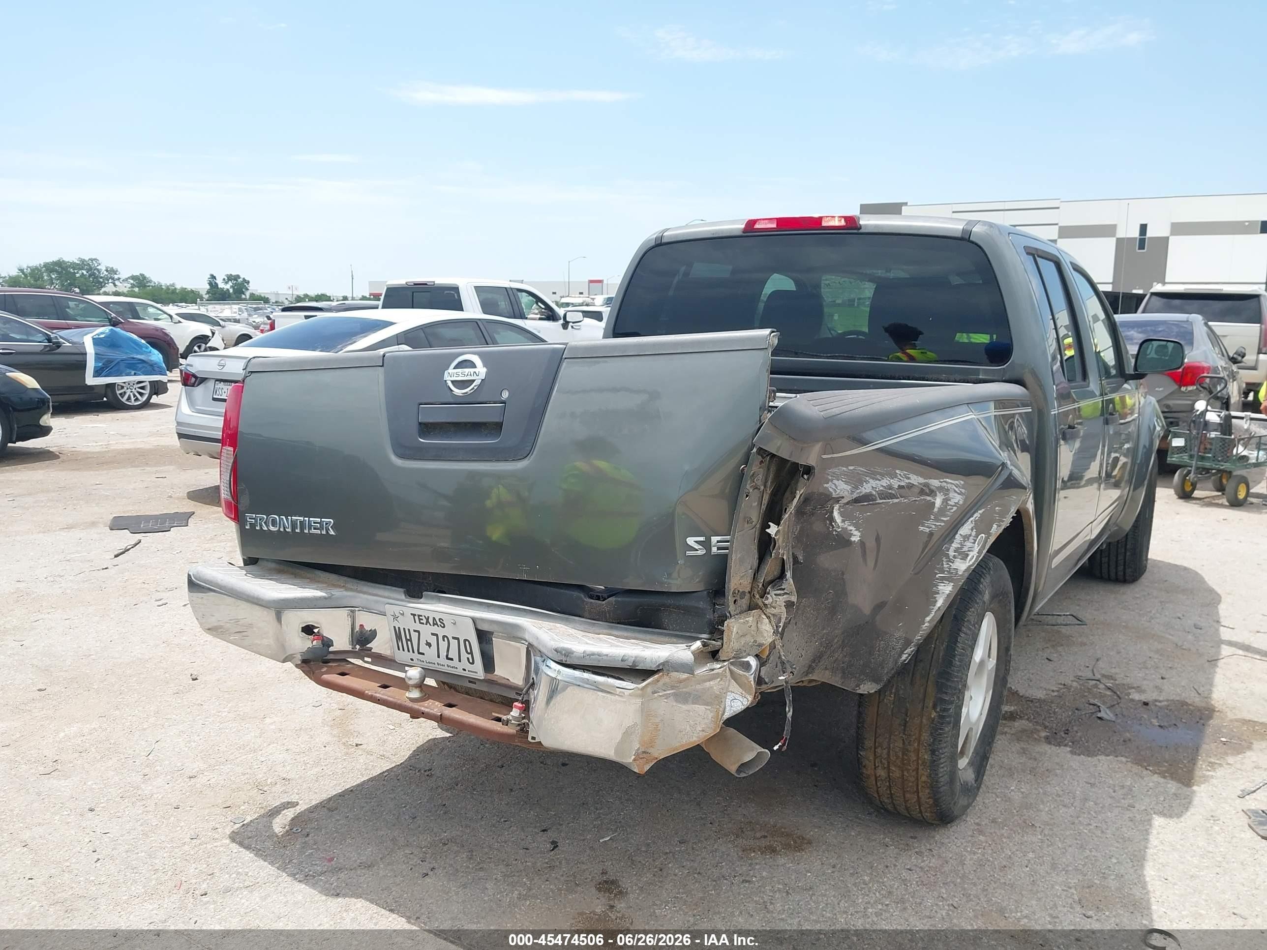 2007 Nissan Frontier Se Gray vin: 1N6AD07U47C403521