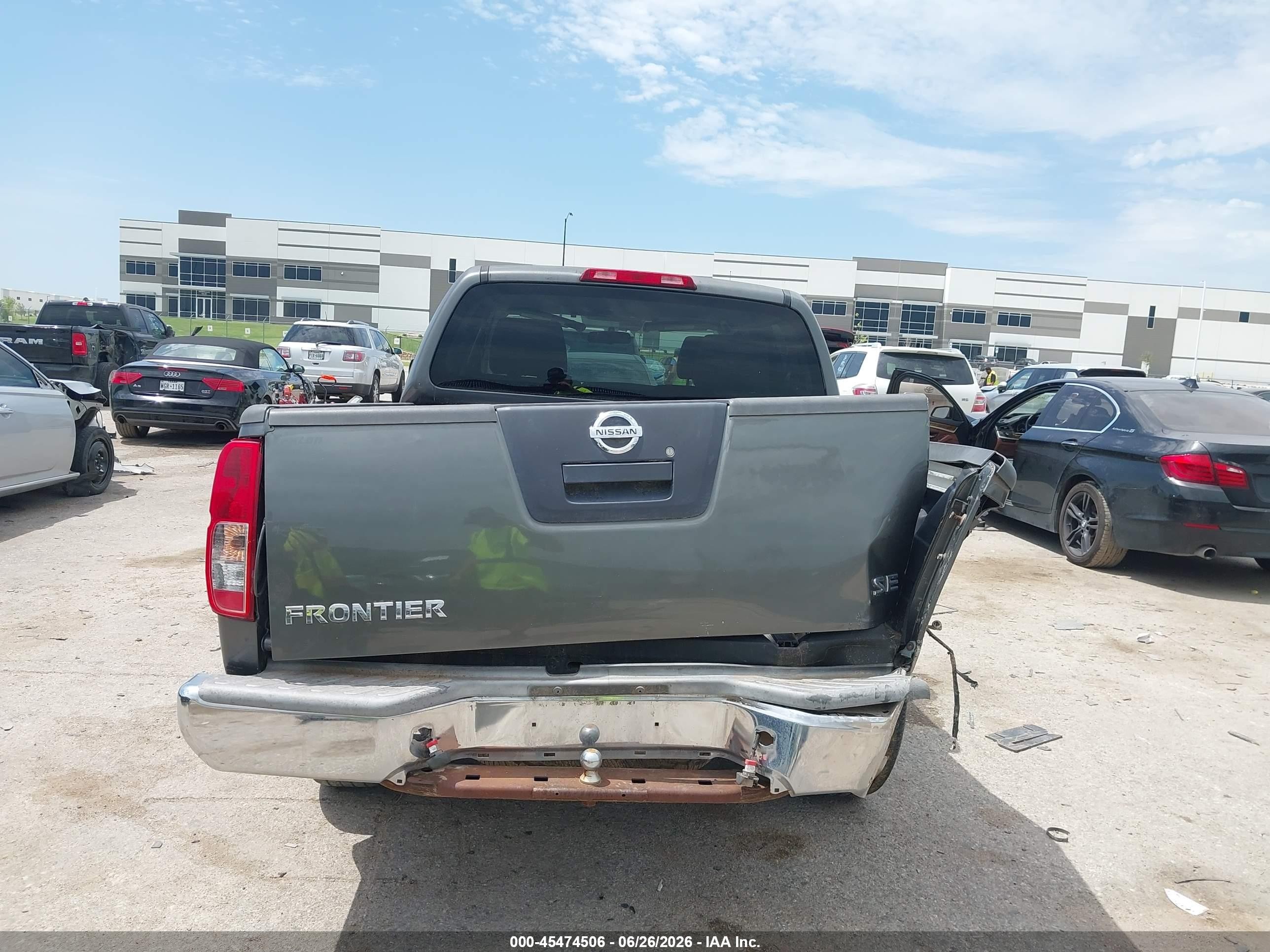 2007 Nissan Frontier Se Gray vin: 1N6AD07U47C403521