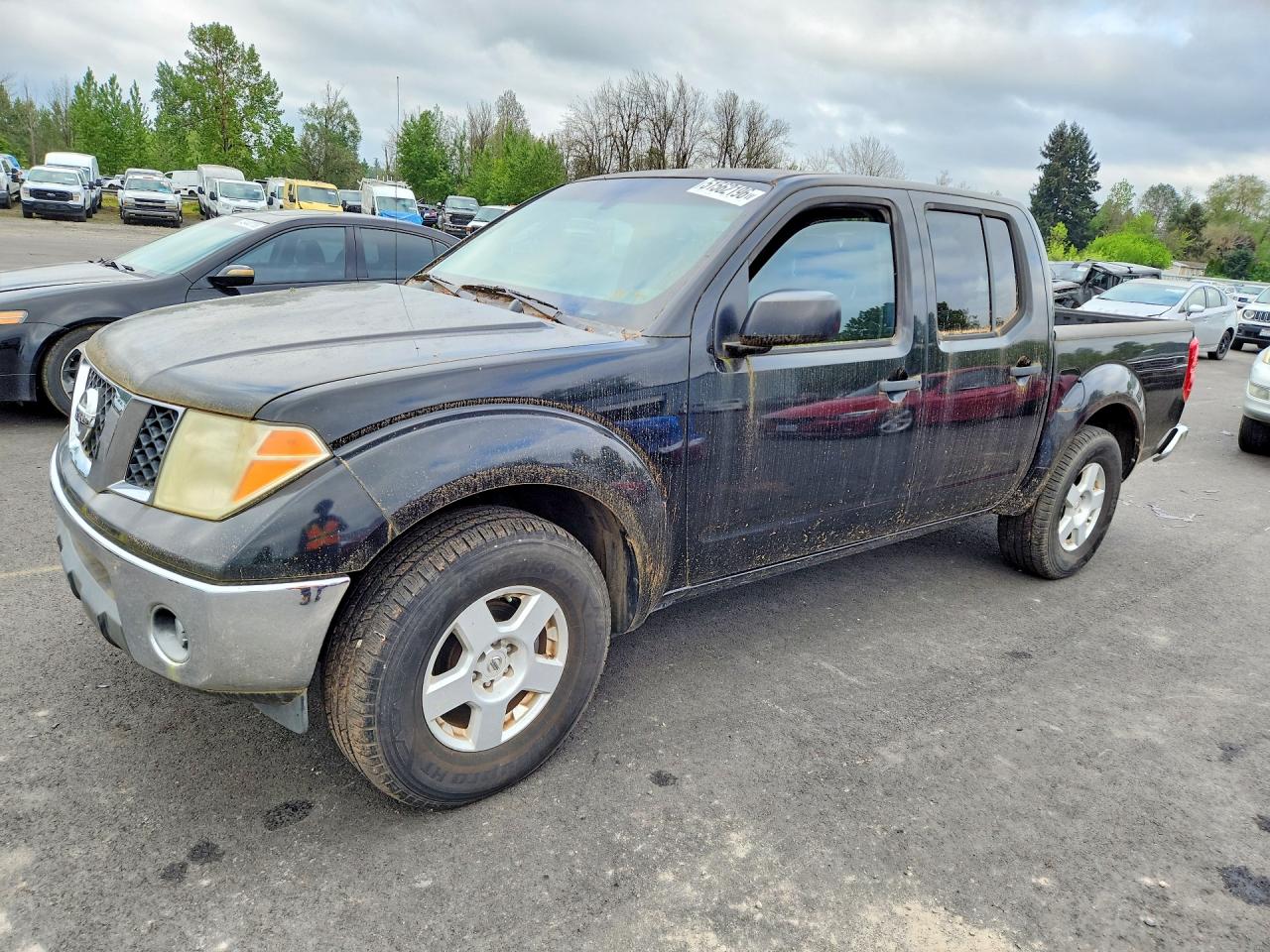 2007 Nissan Frontier Se Black vin: 1N6AD07U47C415040