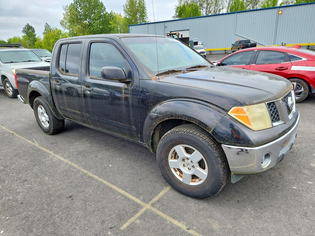 2007 Nissan Frontier Se Black vin: 1N6AD07U47C415040